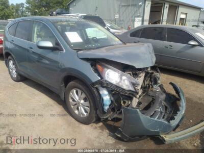2012 Honda CR-V EX, зеленый — VIN 2HKRM4H50CH631261, IAAI