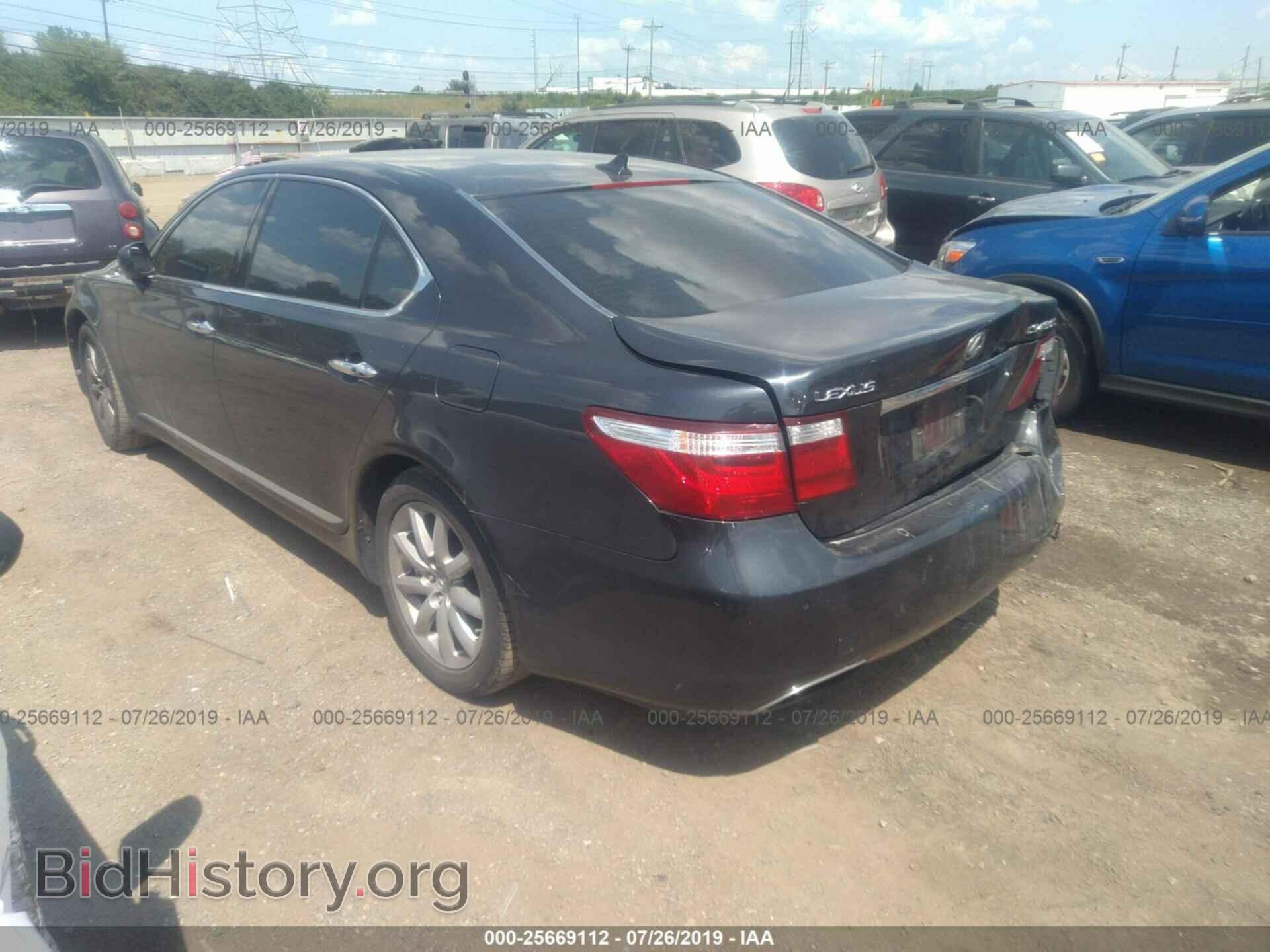 2007 LEXUS LS - VIN: JTHGL46F375013345 - Фото 3