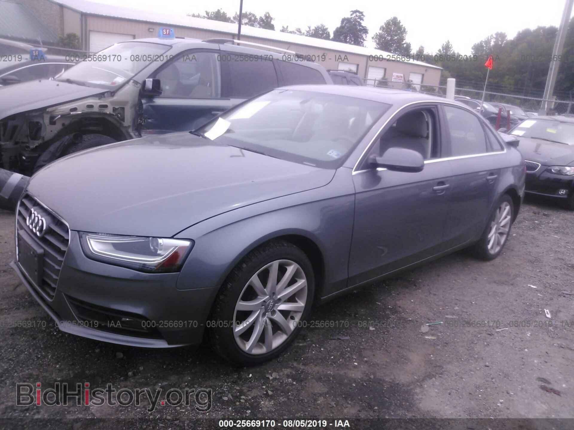 2013 AUDI A4 - VIN: WAUBFAFL3DN028878 - Photo 2