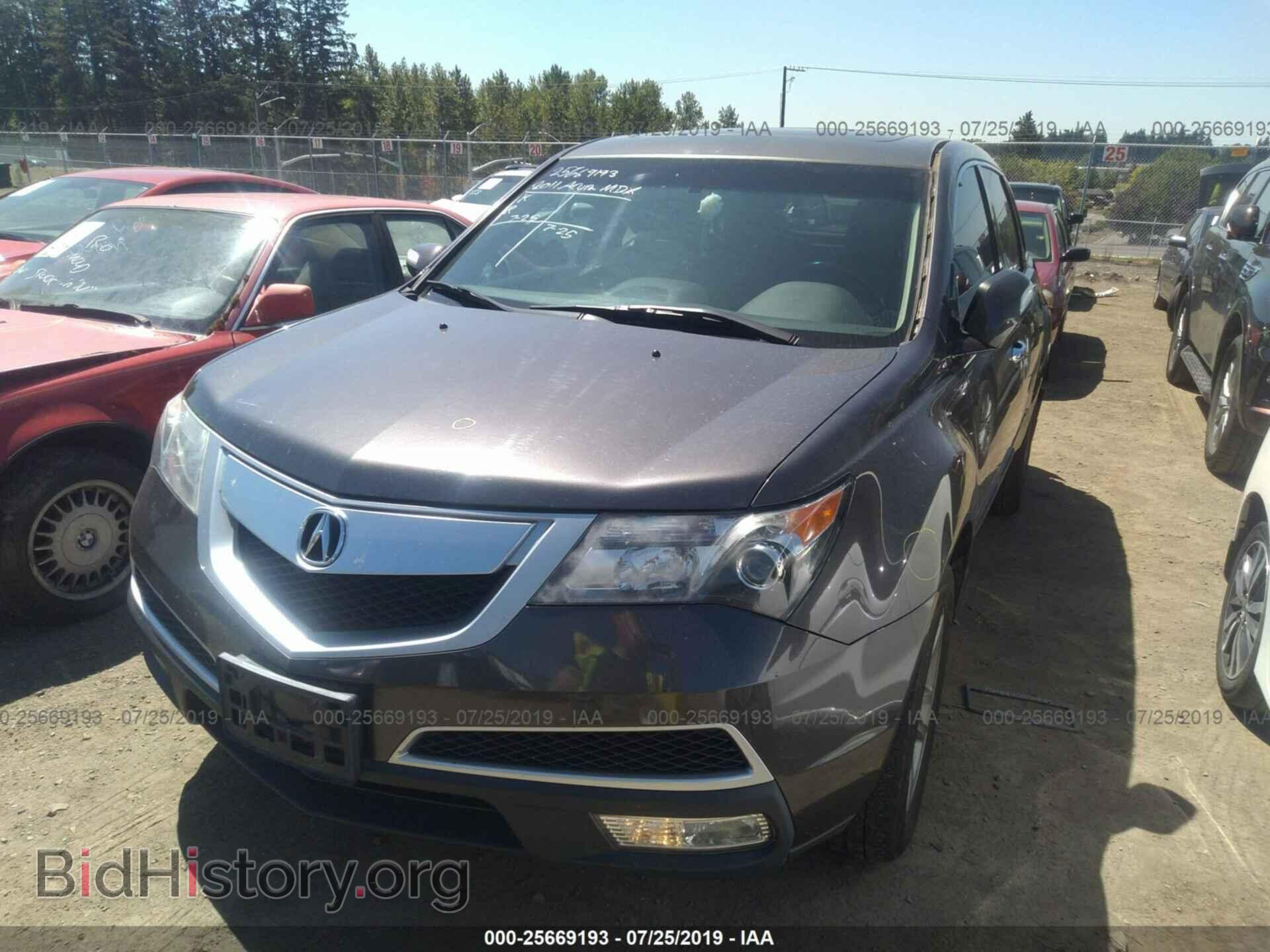 2011 ACURA MDX - VIN: 2HNYD2H4XBH509726 - Фото 2