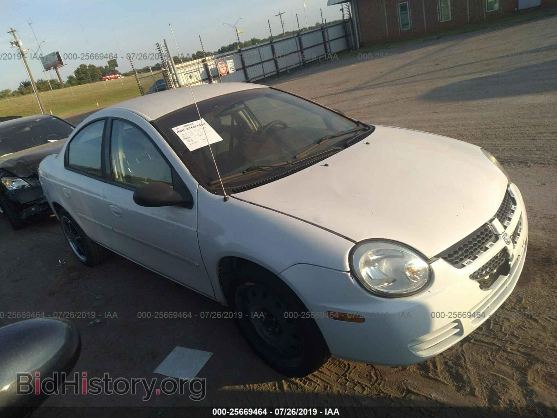 Photo 1B3ES56C05D122468 - DODGE NEON 2005