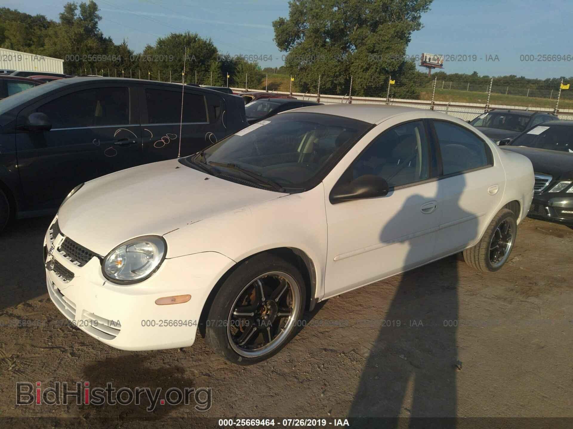 2005 DODGE NEON - VIN: 1B3ES56C05D122468 - Фото 2