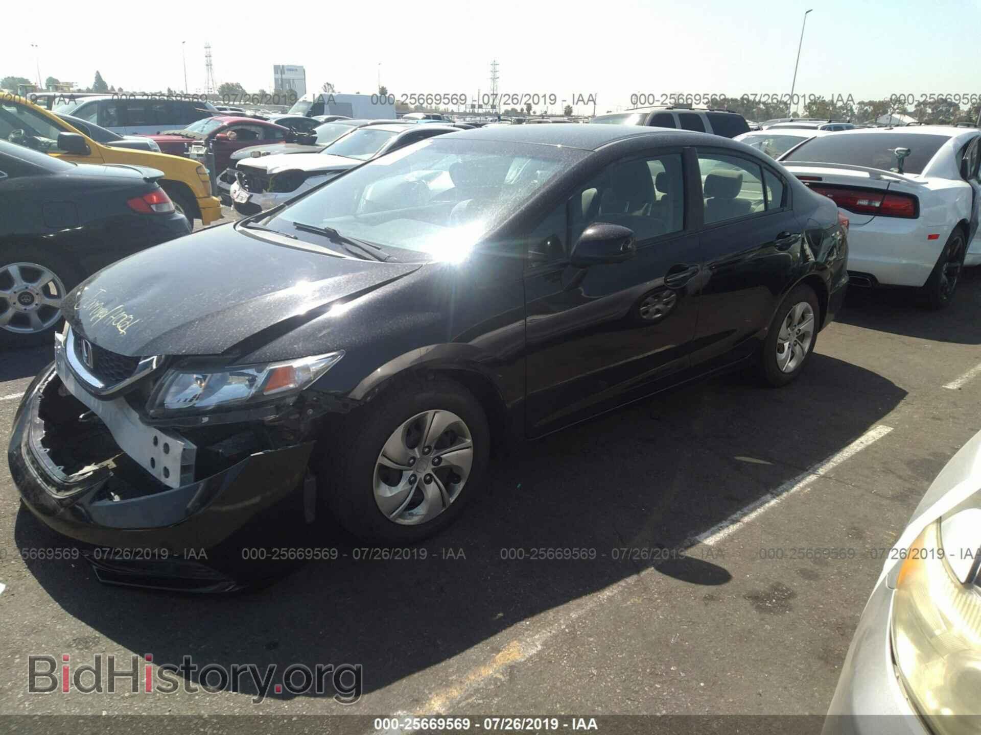 2013 HONDA CIVIC - VIN: 19XFB2F5XDE209200 - Фото 2