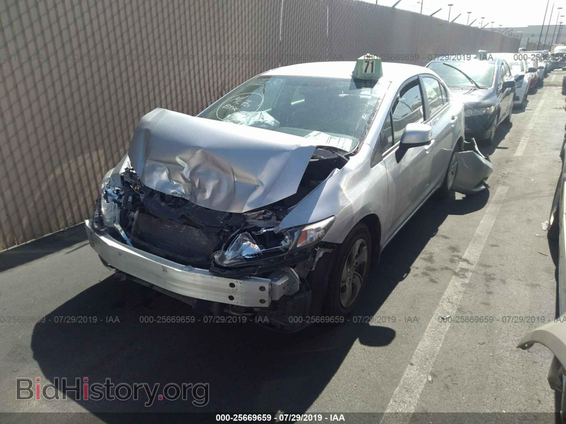 2013 HONDA CIVIC - VIN: 19XFB2F52DE273313 - Фото 2