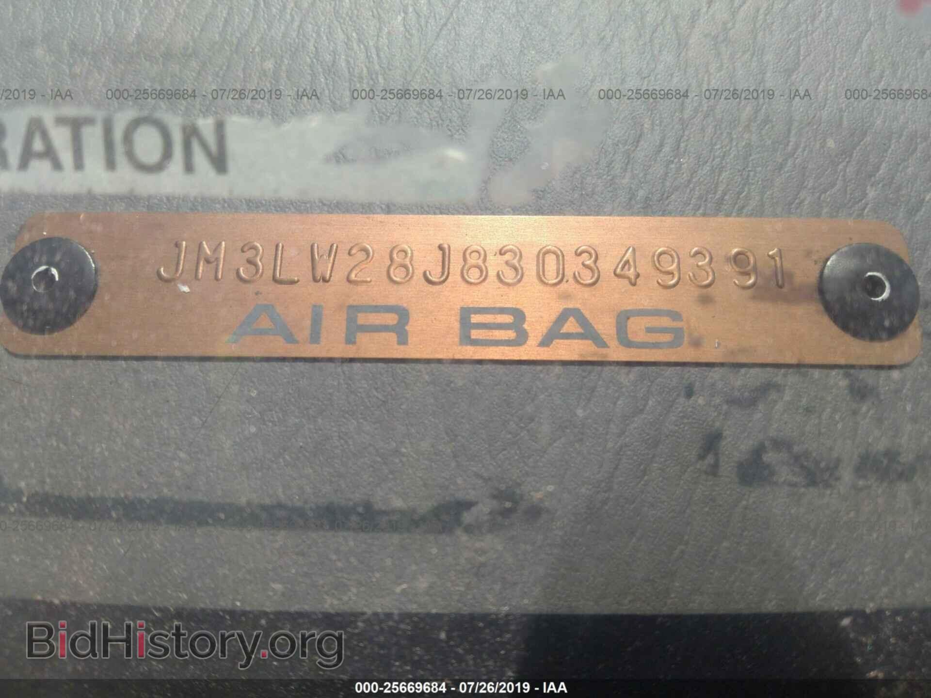 2003 MAZDA MPV - VIN: JM3LW28J830349391 - Фото 9