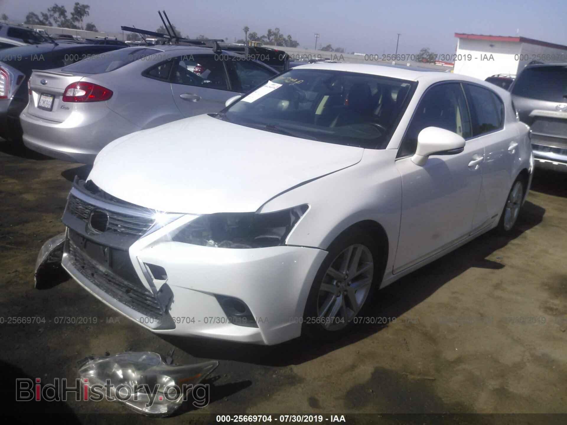 2015 LEXUS CT - VIN: JTHKD5BH3F2250261 - Фото 2