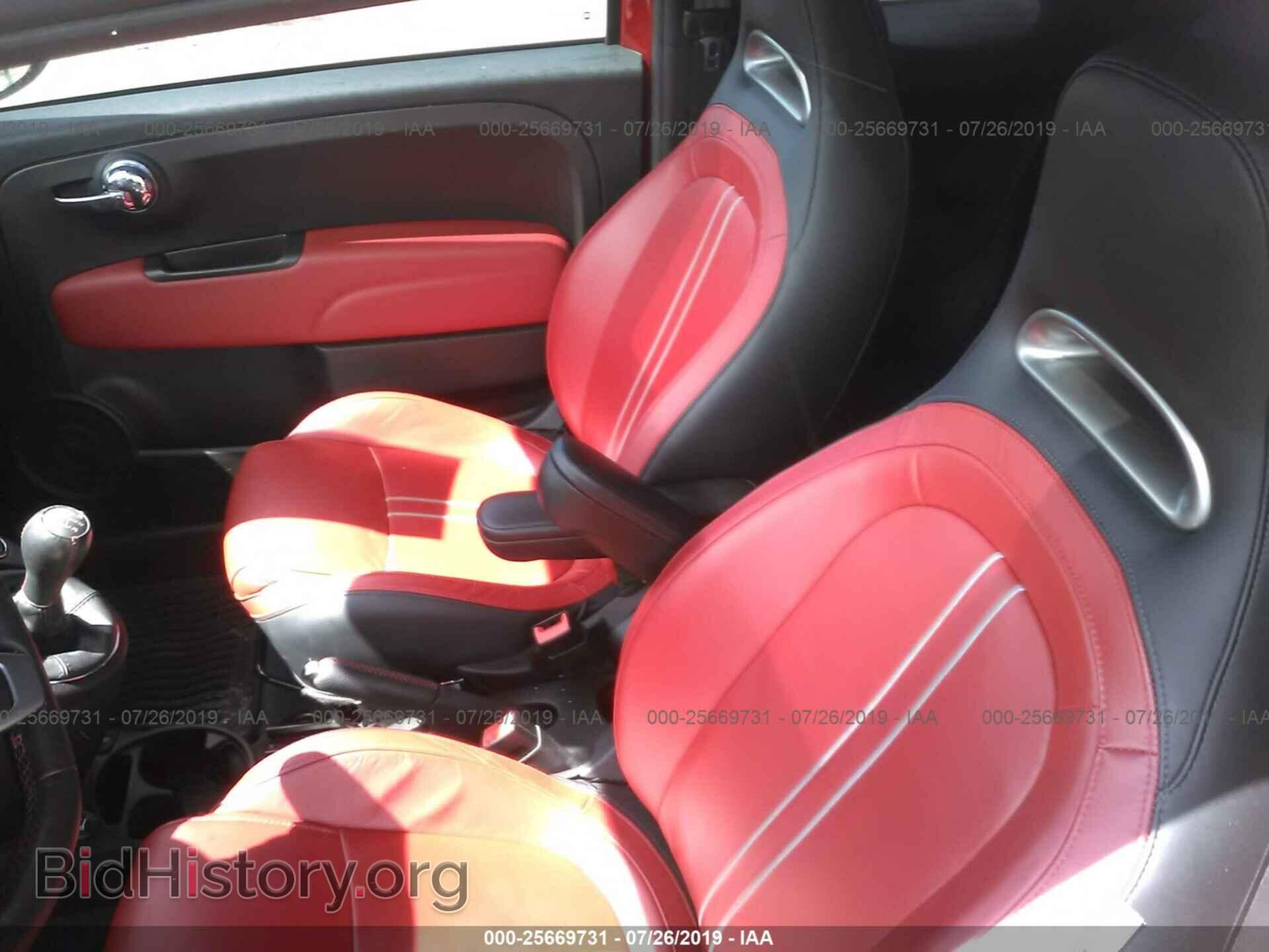 2014 FIAT 500 - VIN: 3C3CFFFH7ET165294 - Фото 8
