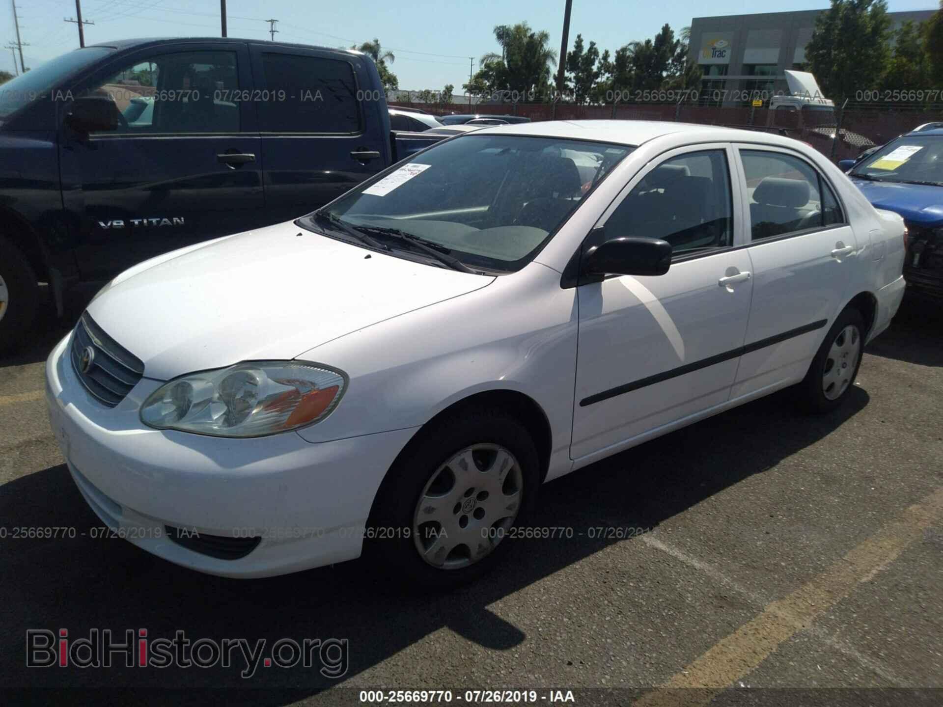 2003 TOYOTA COROLLA - VIN: JTDBR32E130040407 - Photo 2