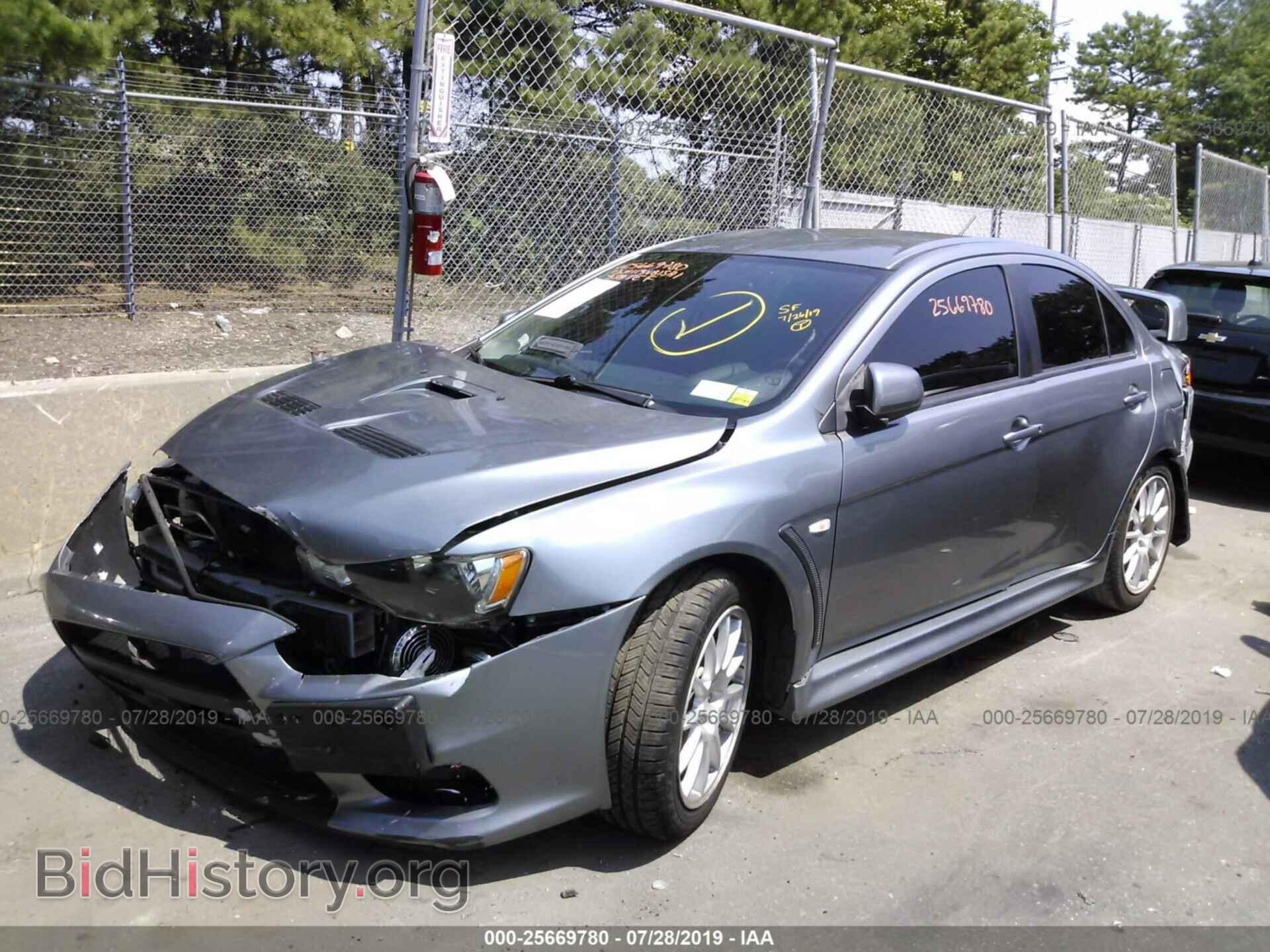 2013 MITSUBISHI LANCER - VIN: JA32W8FV0DU022098 - Фото 2