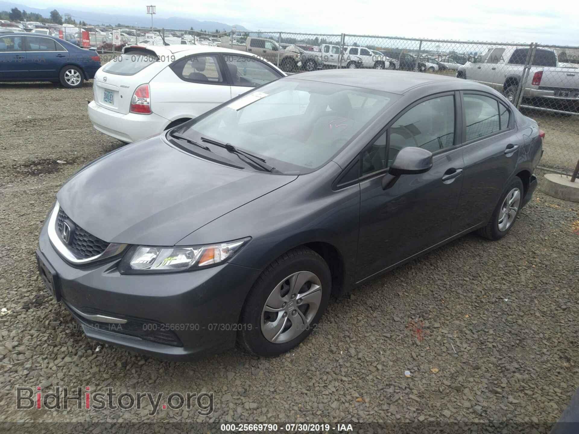 2013 HONDA CIVIC - VIN: 19XFB2F57DE289202 - Фото 2
