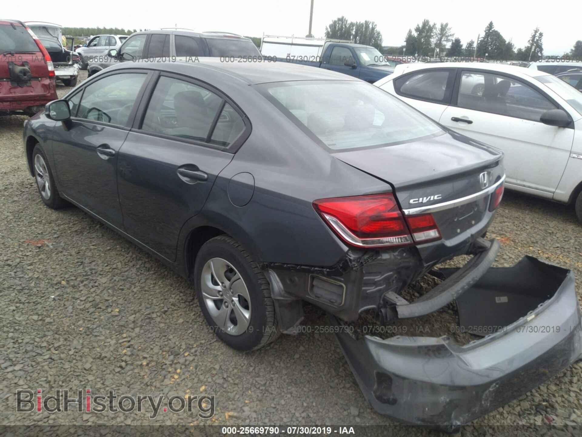 2013 HONDA CIVIC - VIN: 19XFB2F57DE289202 - Фото 3