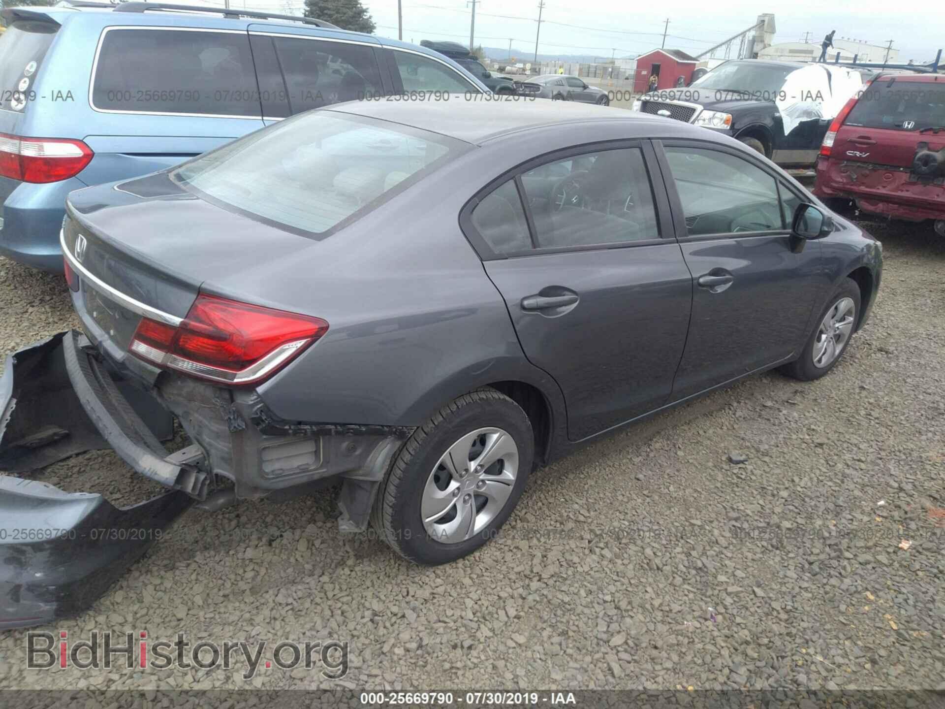 2013 HONDA CIVIC - VIN: 19XFB2F57DE289202 - Фото 4