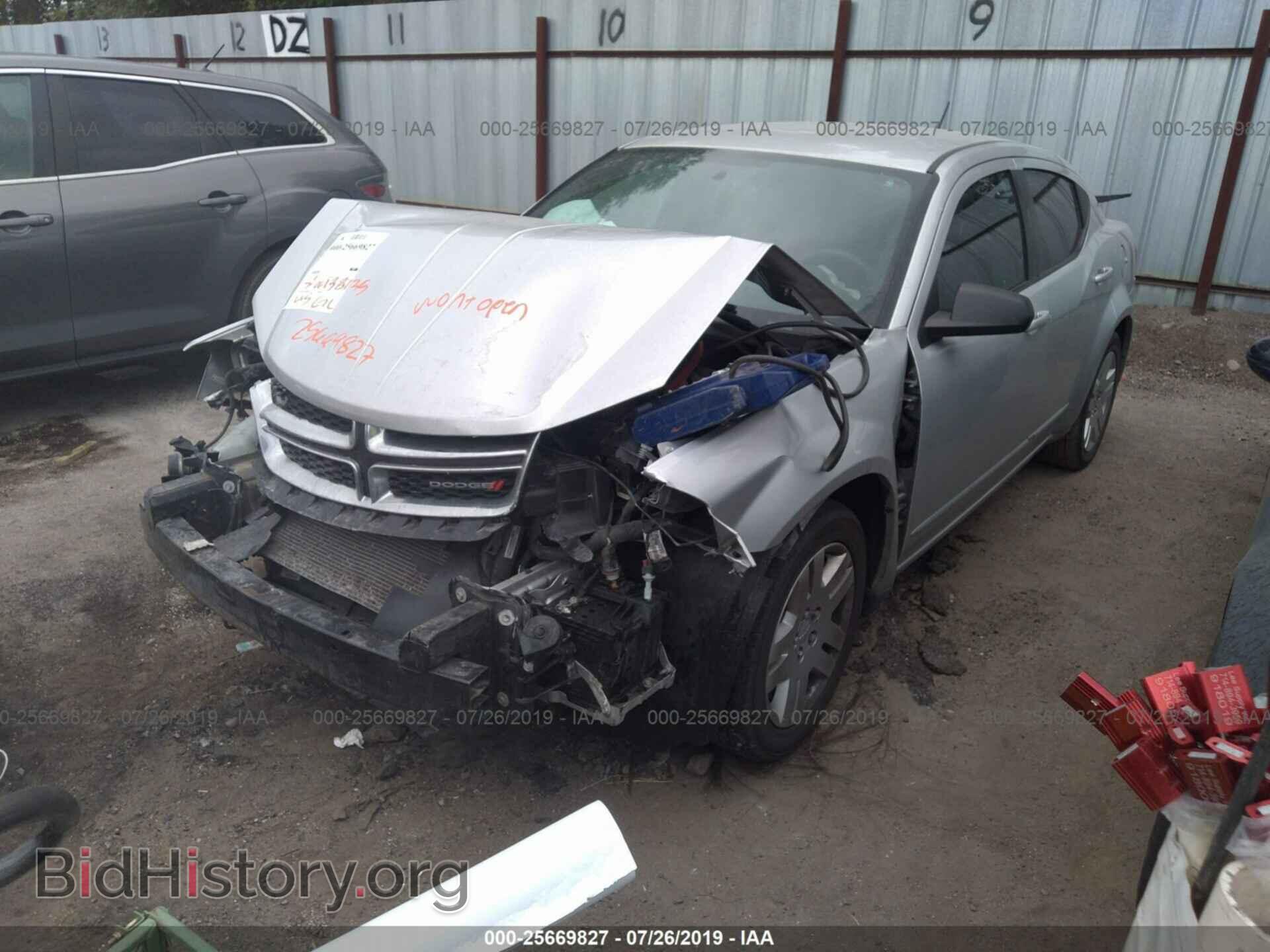2012 DODGE AVENGER - VIN: 1C3CDZAB0CN322705 - Фото 2
