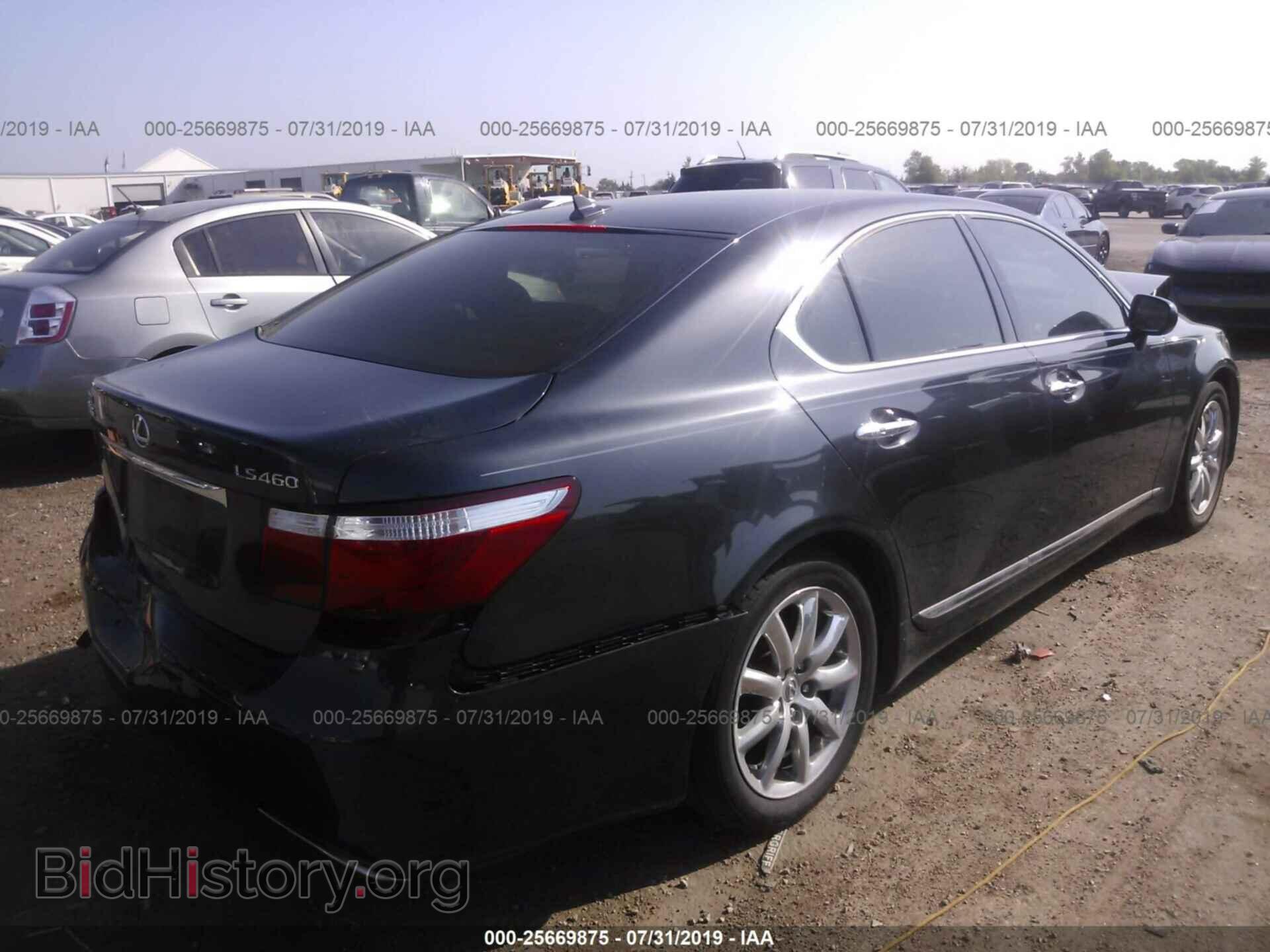 2009 LEXUS LS - VIN: JTHBL46F795091091 - Фото 4