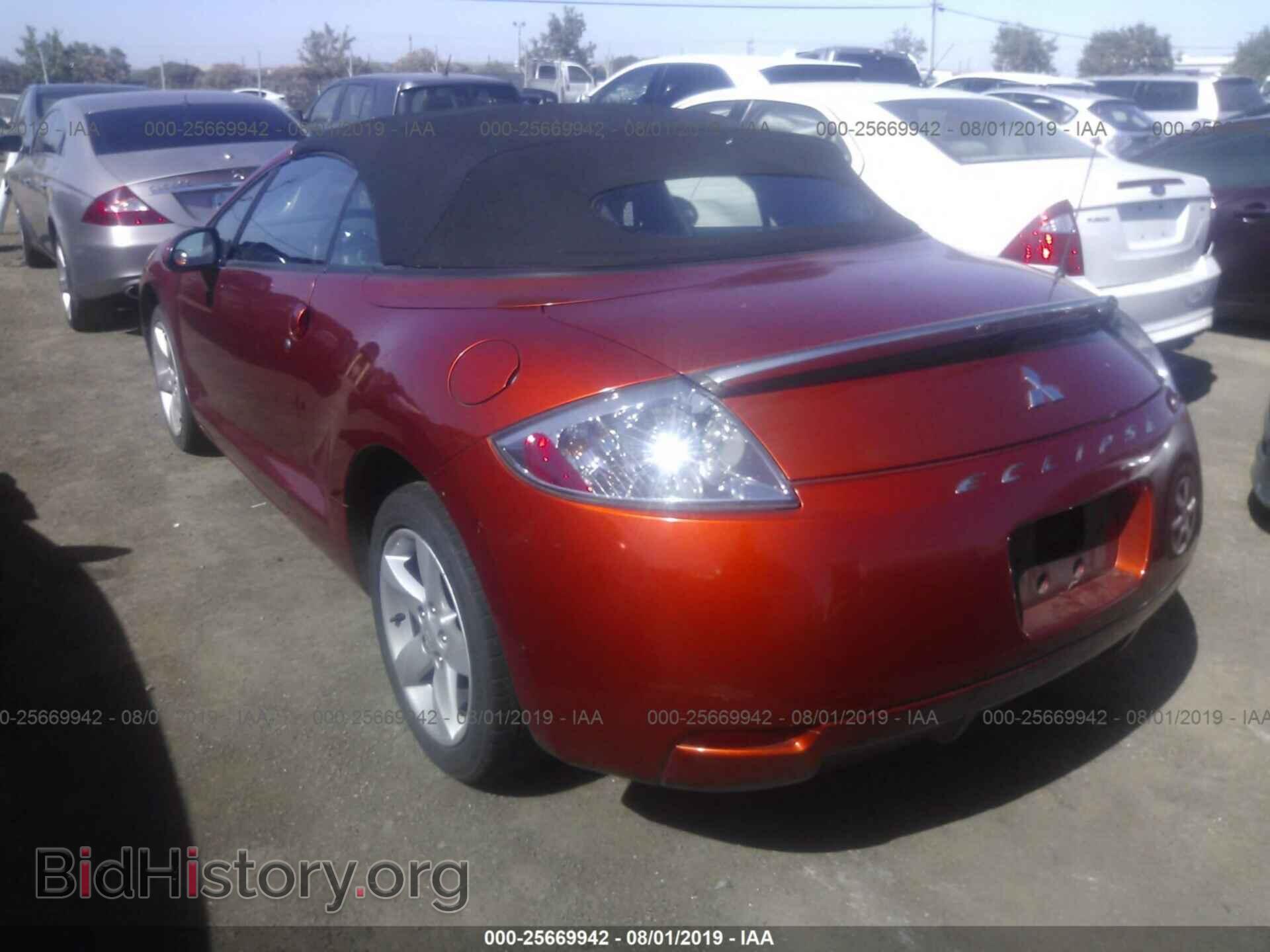 2007 MITSUBISHI ECLIPSE - VIN: 4A3AL25F07E072606 - Фото 3