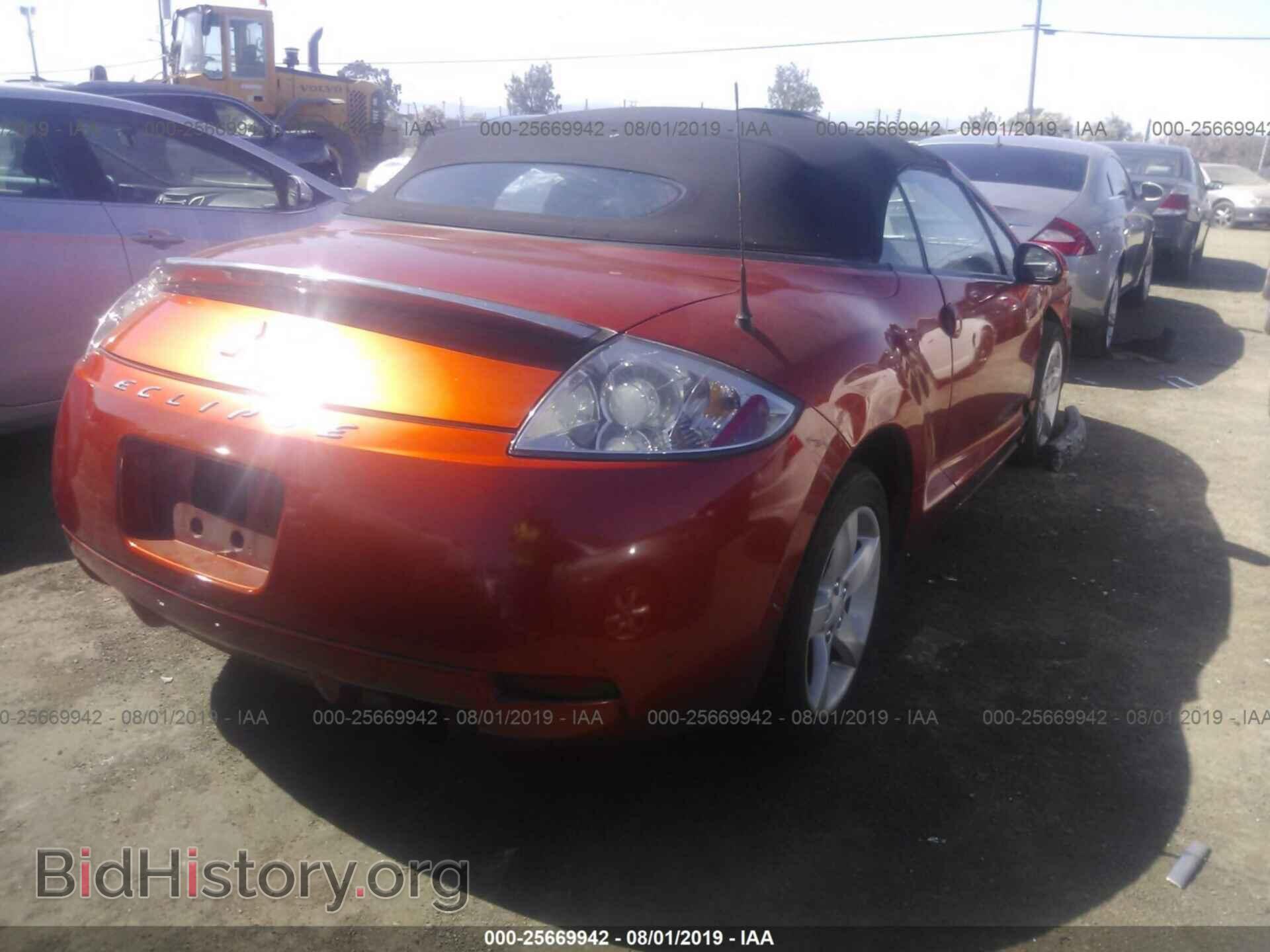 2007 MITSUBISHI ECLIPSE - VIN: 4A3AL25F07E072606 - Фото 4