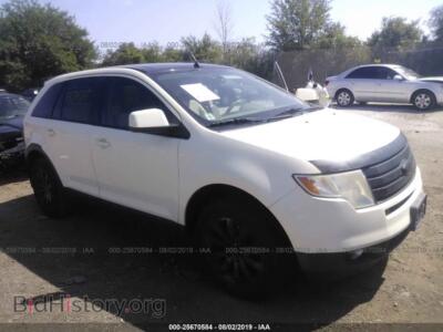 2007 Ford EDGE SEL Plus, white — VIN 2FMDK49C07BA61322, IAAI