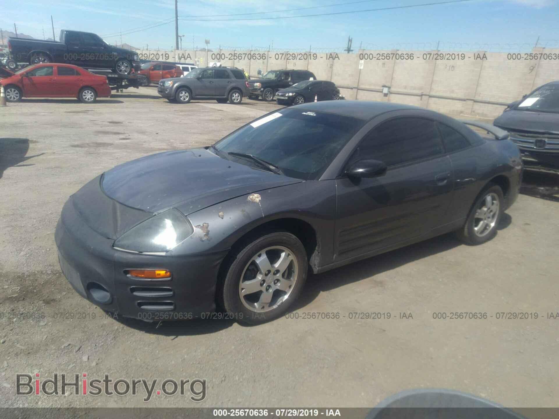 2003 MITSUBISHI ECLIPSE - VIN: 4A3AC44G13E021650 - Фото 2