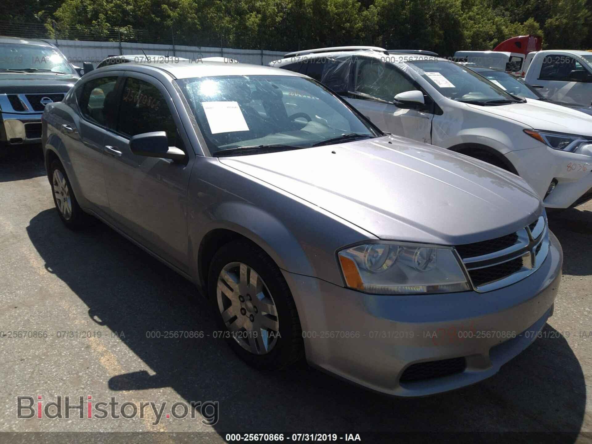 Photo 1C3CDZAB8DN746246 - DODGE AVENGER 2013
