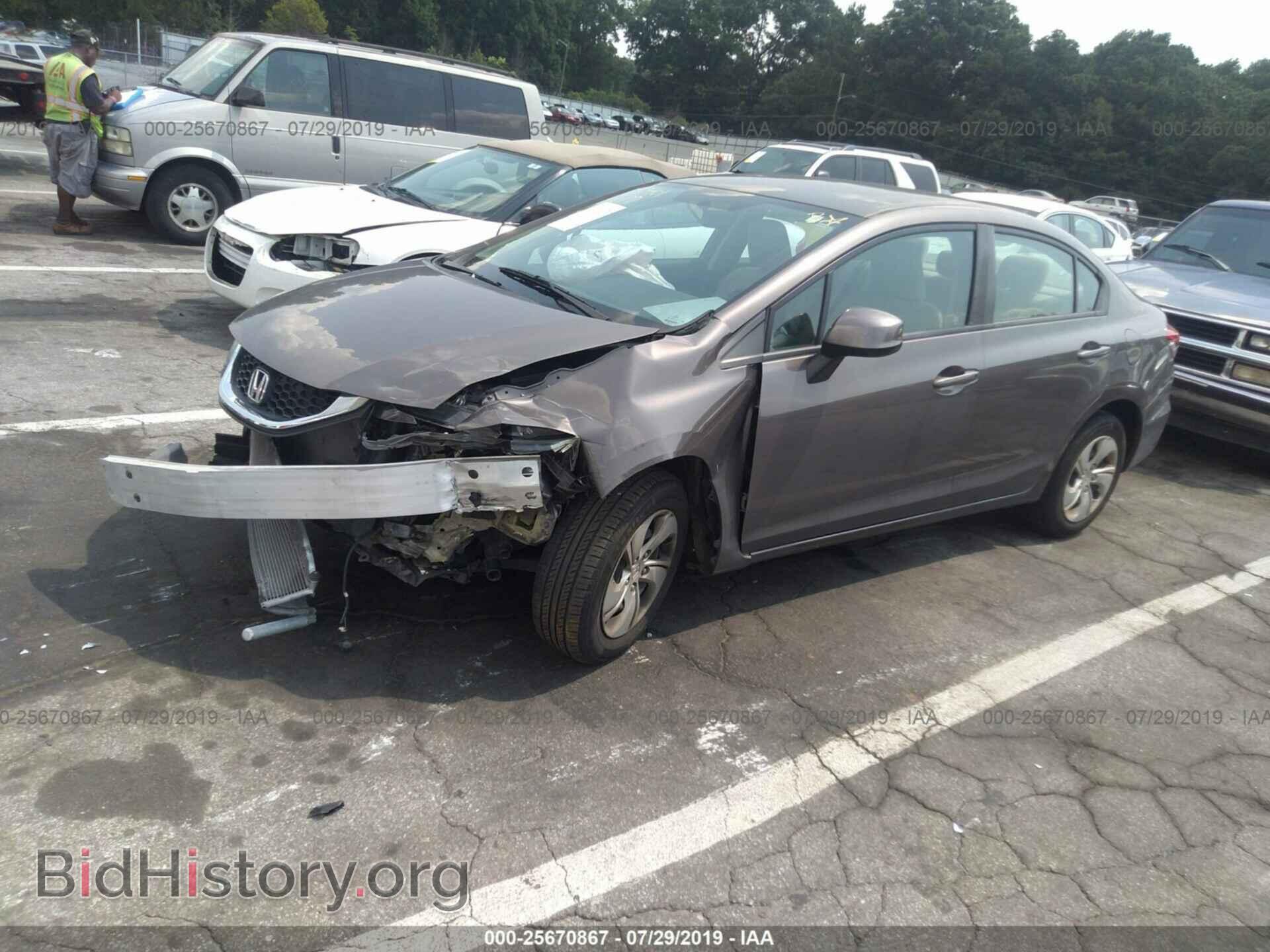 2013 HONDA CIVIC - VIN: 2HGFB2F52DH603215 - Photo 2