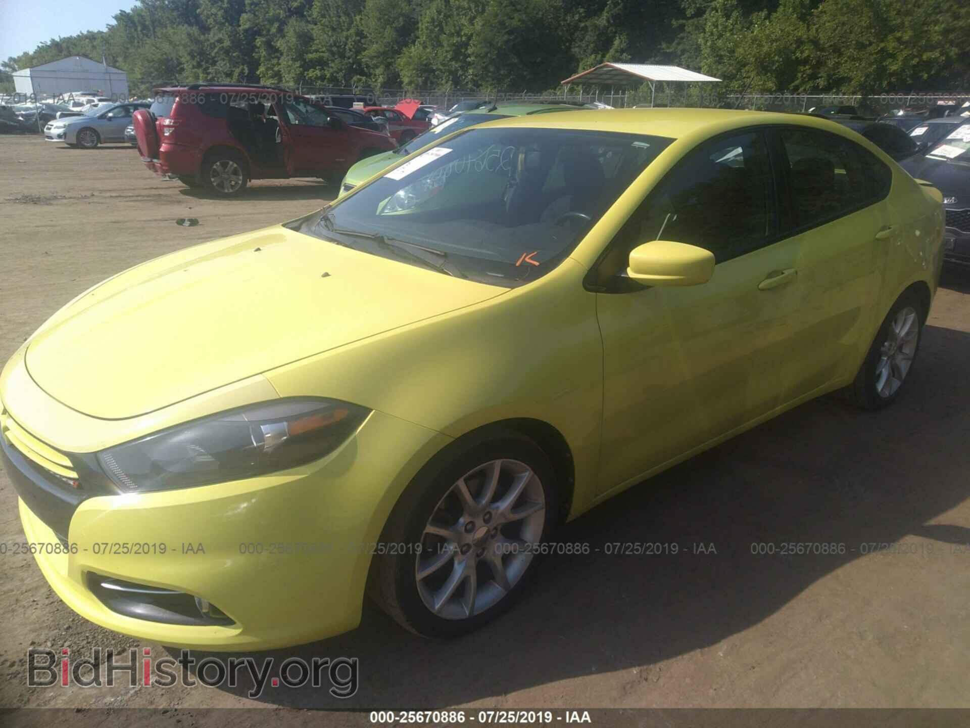2013 DODGE DART - VIN: 1C3CDFBA1DD148123 - Фото 2