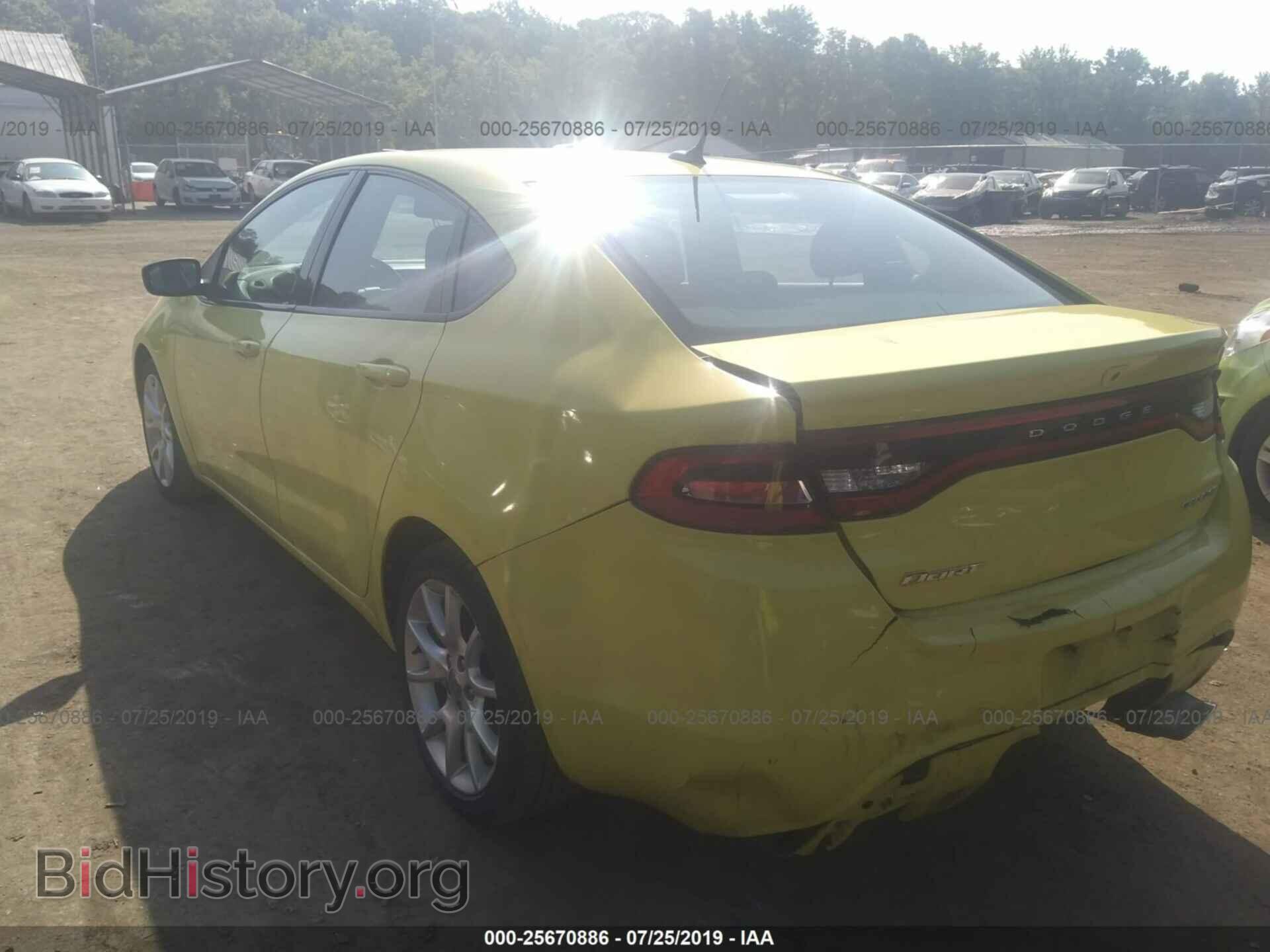 2013 DODGE DART - VIN: 1C3CDFBA1DD148123 - Фото 3