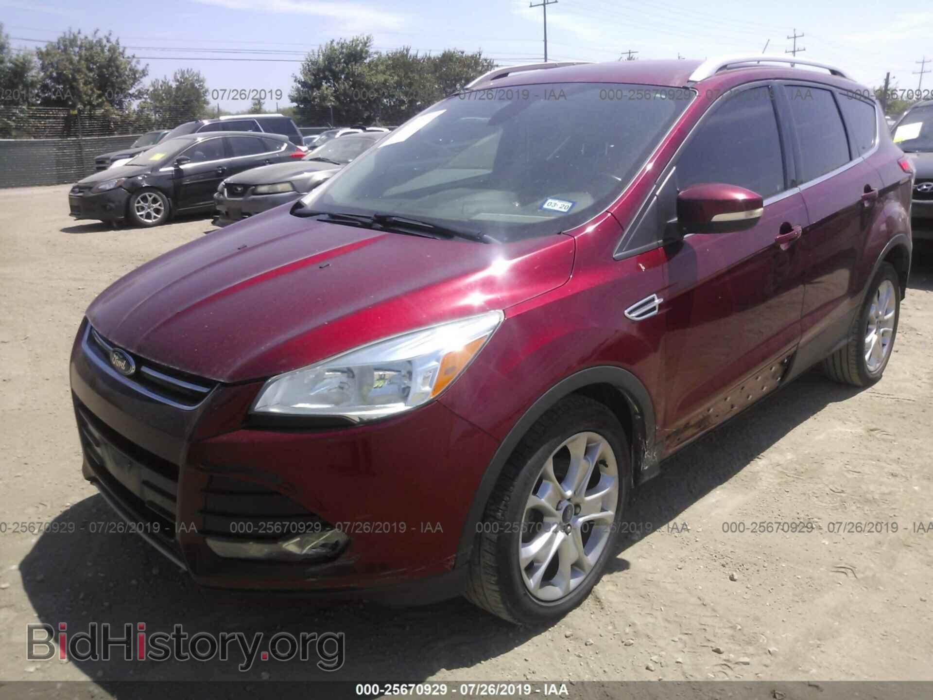 2014 FORD ESCAPE - VIN: 1FMCU0JX4EUC59356 - Фото 2