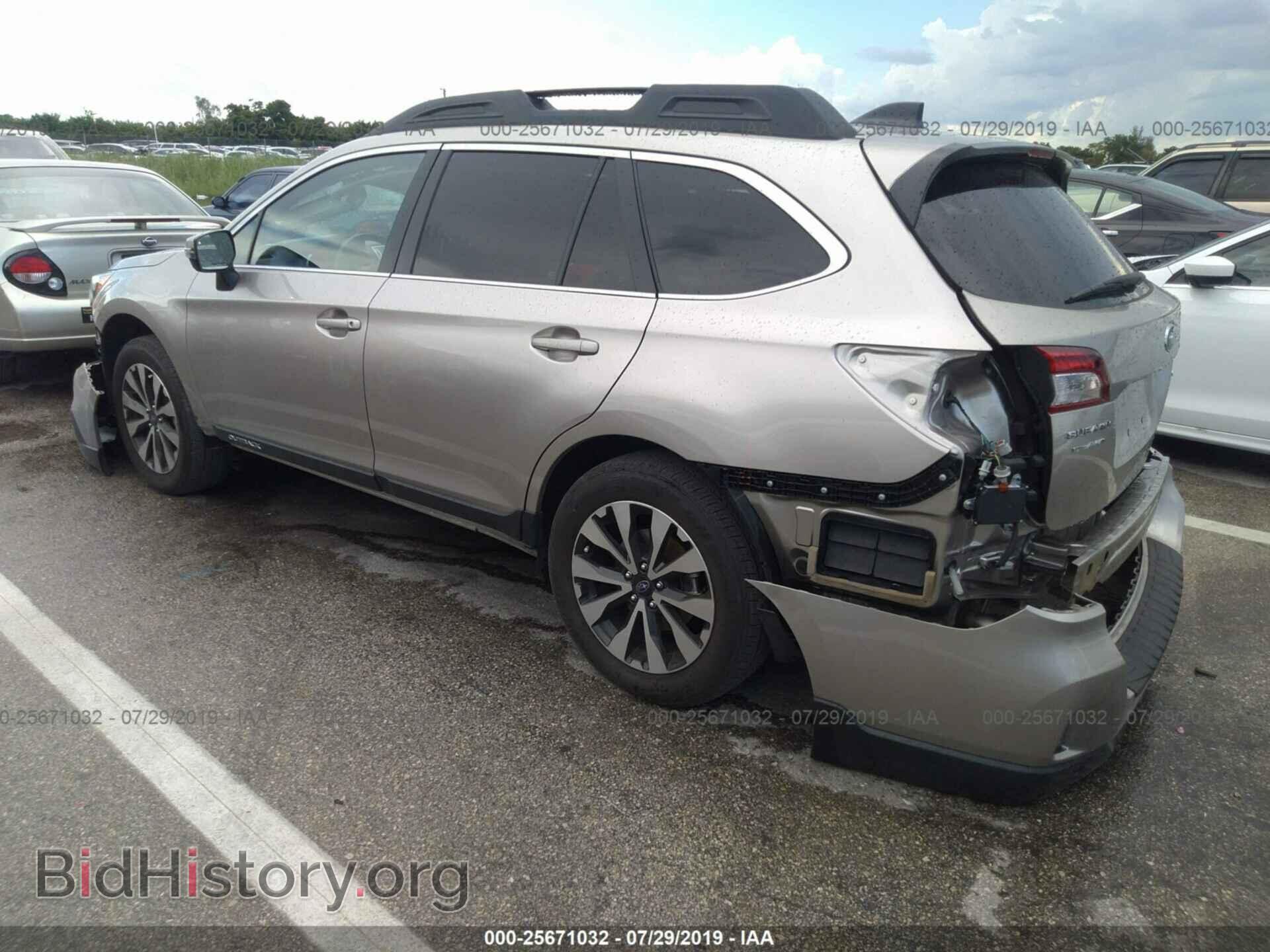 2017 SUBARU OUTBACK - VIN: 4S4BSENC3H3300737 - Фото 3
