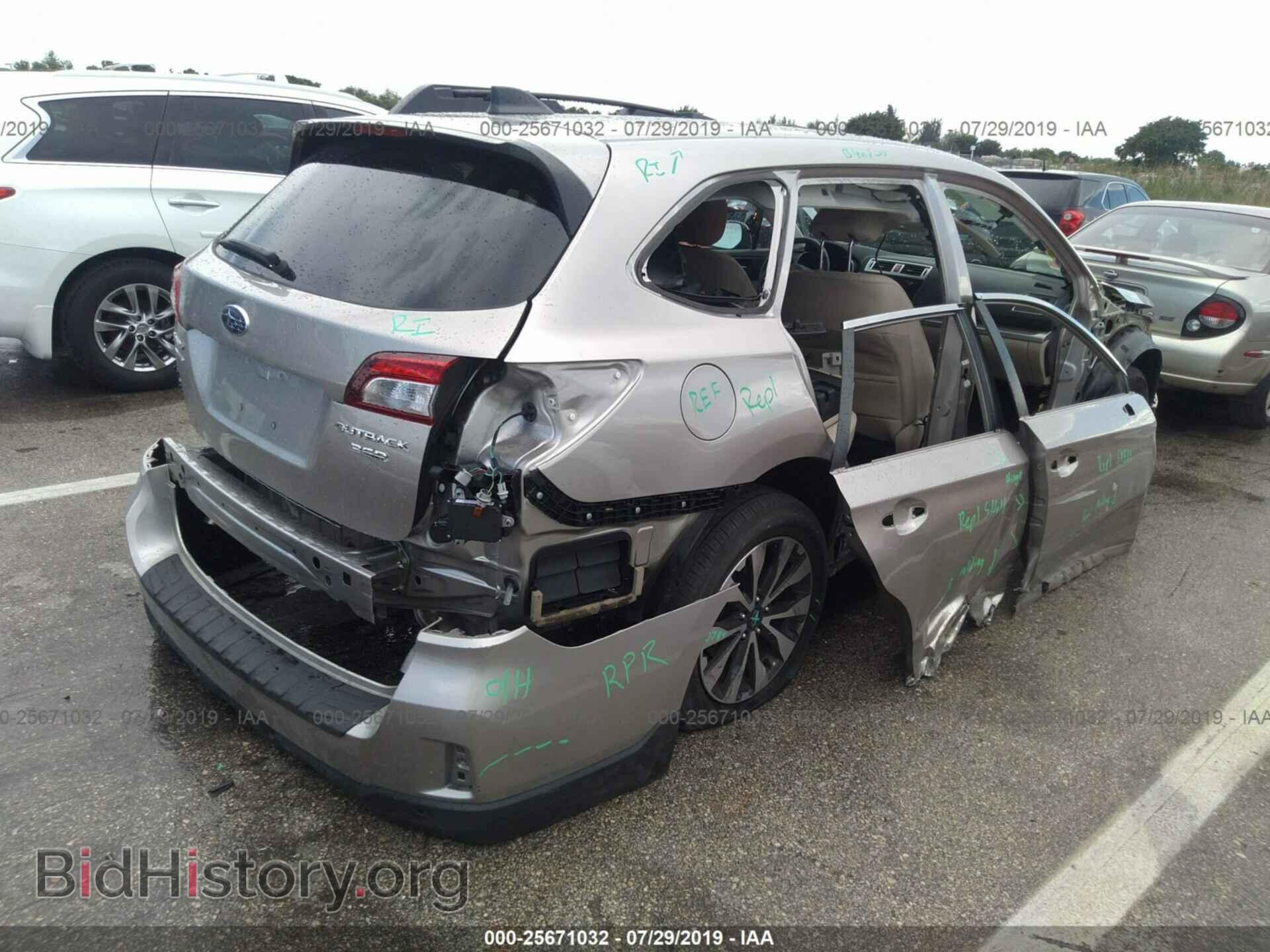 2017 SUBARU OUTBACK - VIN: 4S4BSENC3H3300737 - Фото 4
