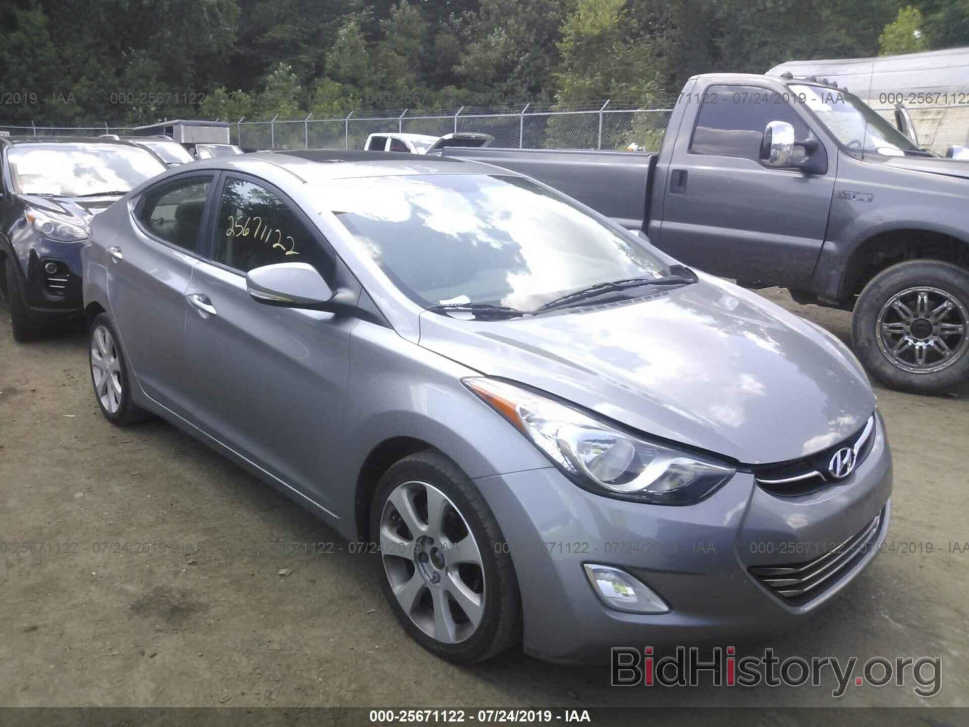 Photo KMHDH4AE7CU311641 - HYUNDAI ELANTRA 2012