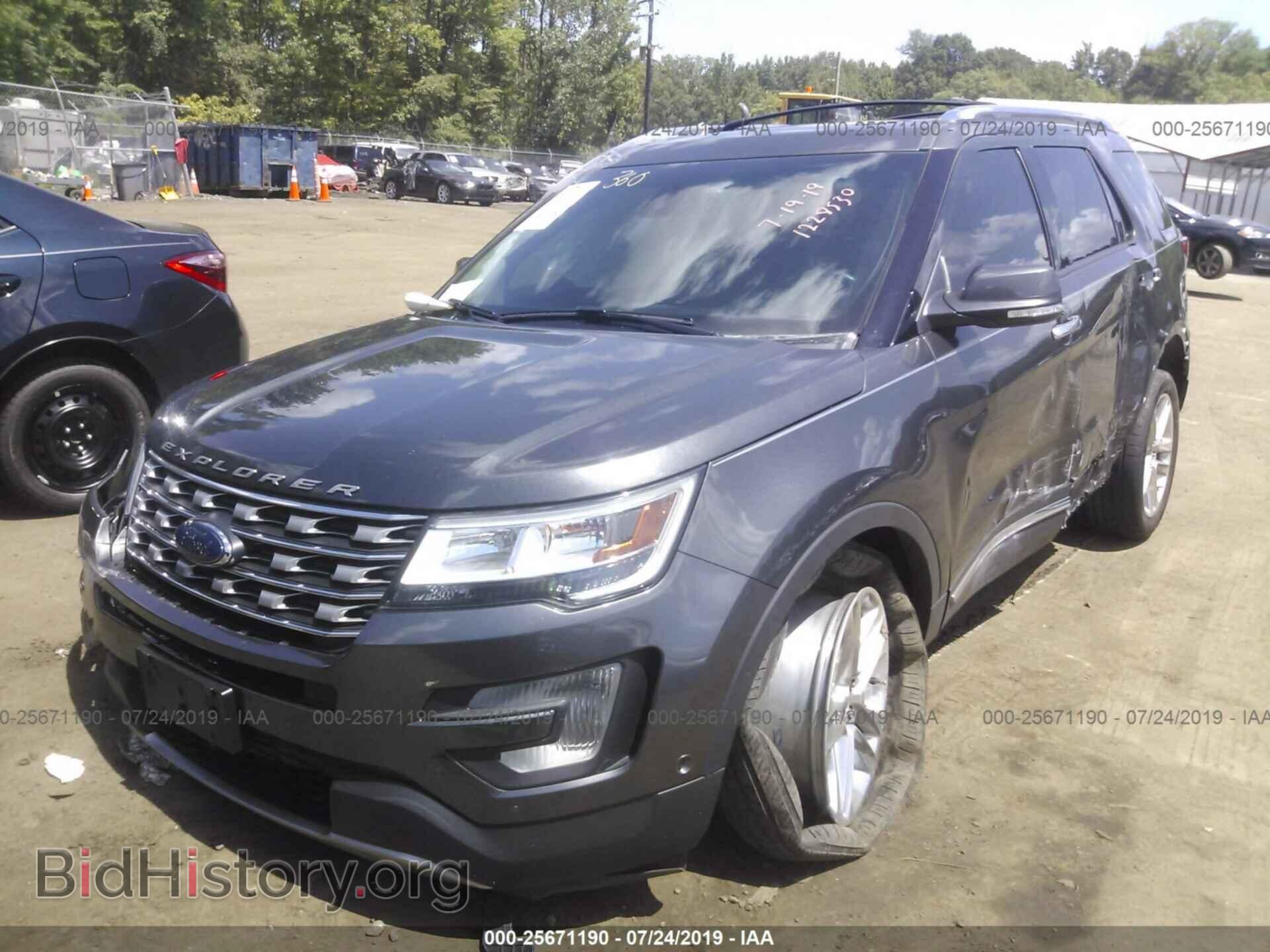 2016 FORD EXPLORER - VIN: 1FM5K8F82GGC55239 - Фото 2