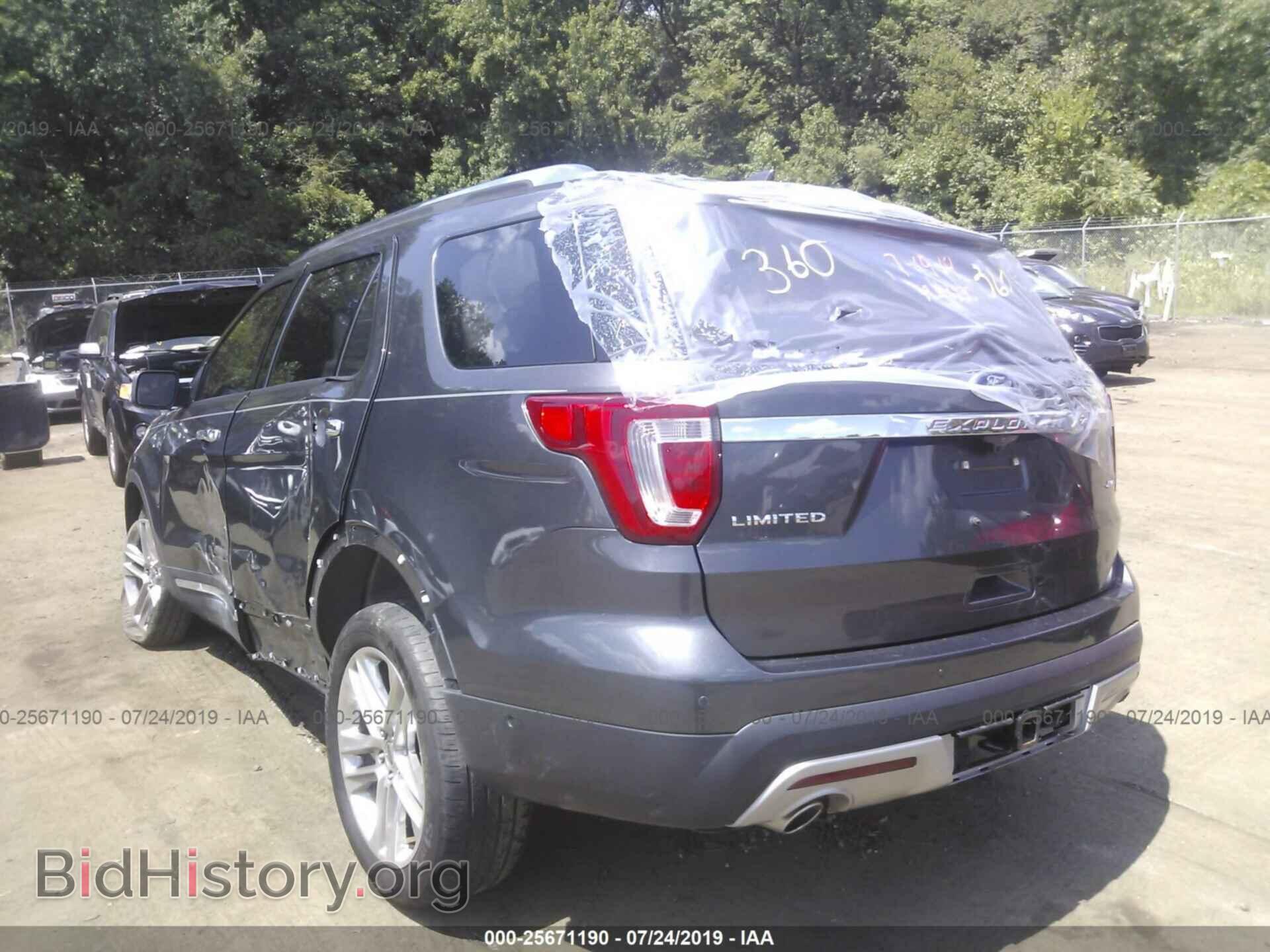 2016 FORD EXPLORER - VIN: 1FM5K8F82GGC55239 - Фото 3