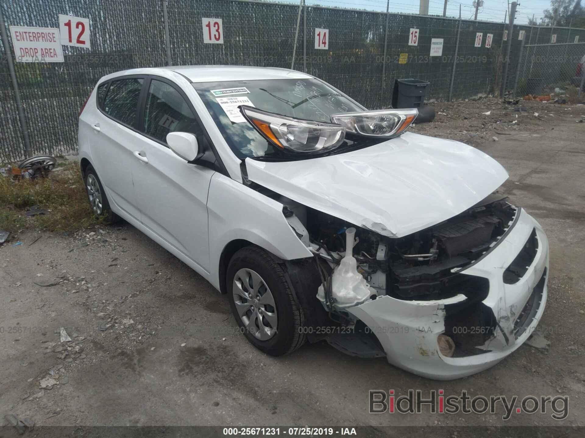 Photo KMHCT5AE6HU363043 - HYUNDAI ACCENT 2017