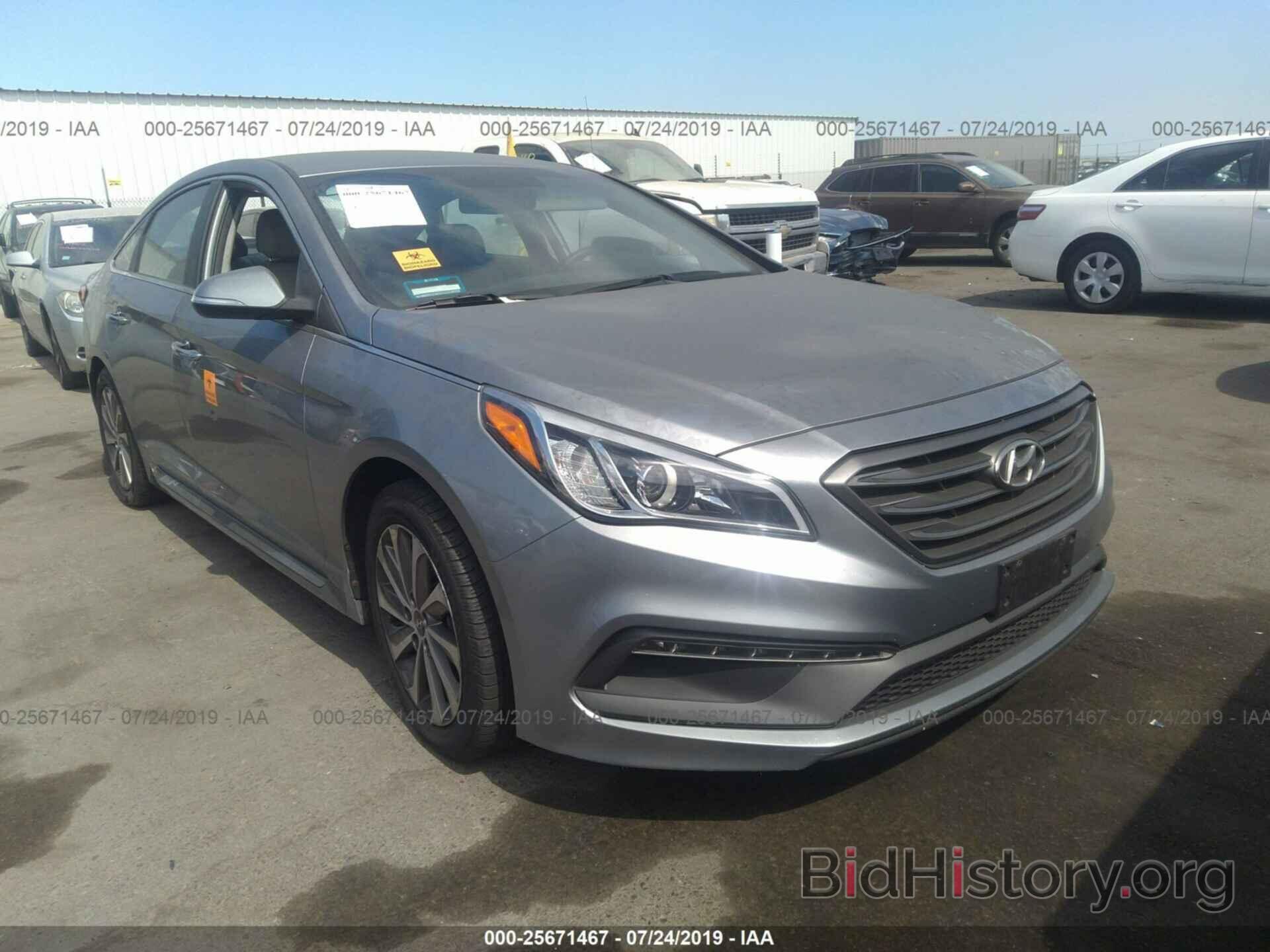 Фотография 5NPE34AF3FH101780 - HYUNDAI SONATA 2015