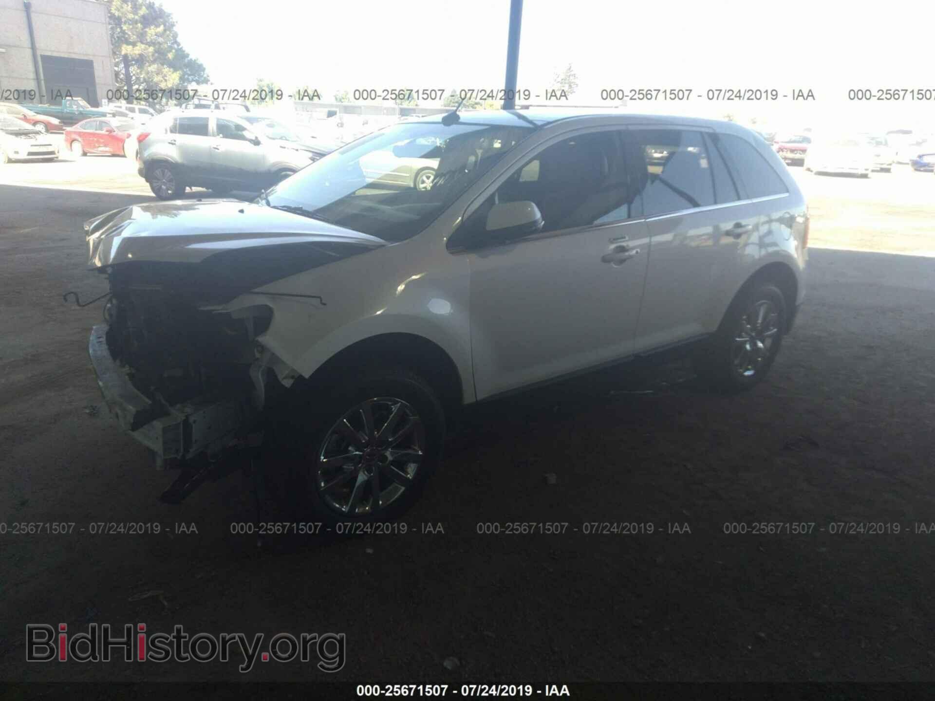 2014 FORD EDGE - VIN: 2FMDK4KC7EBA30110 - Фото 2