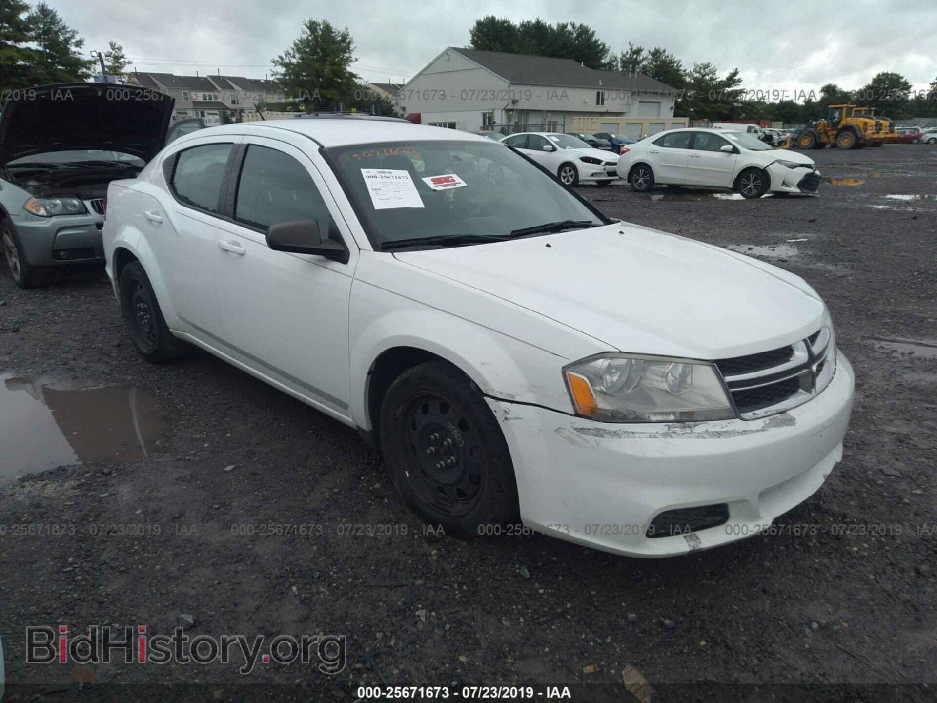 Photo 1C3CDZAB3CN259759 - DODGE AVENGER 2012