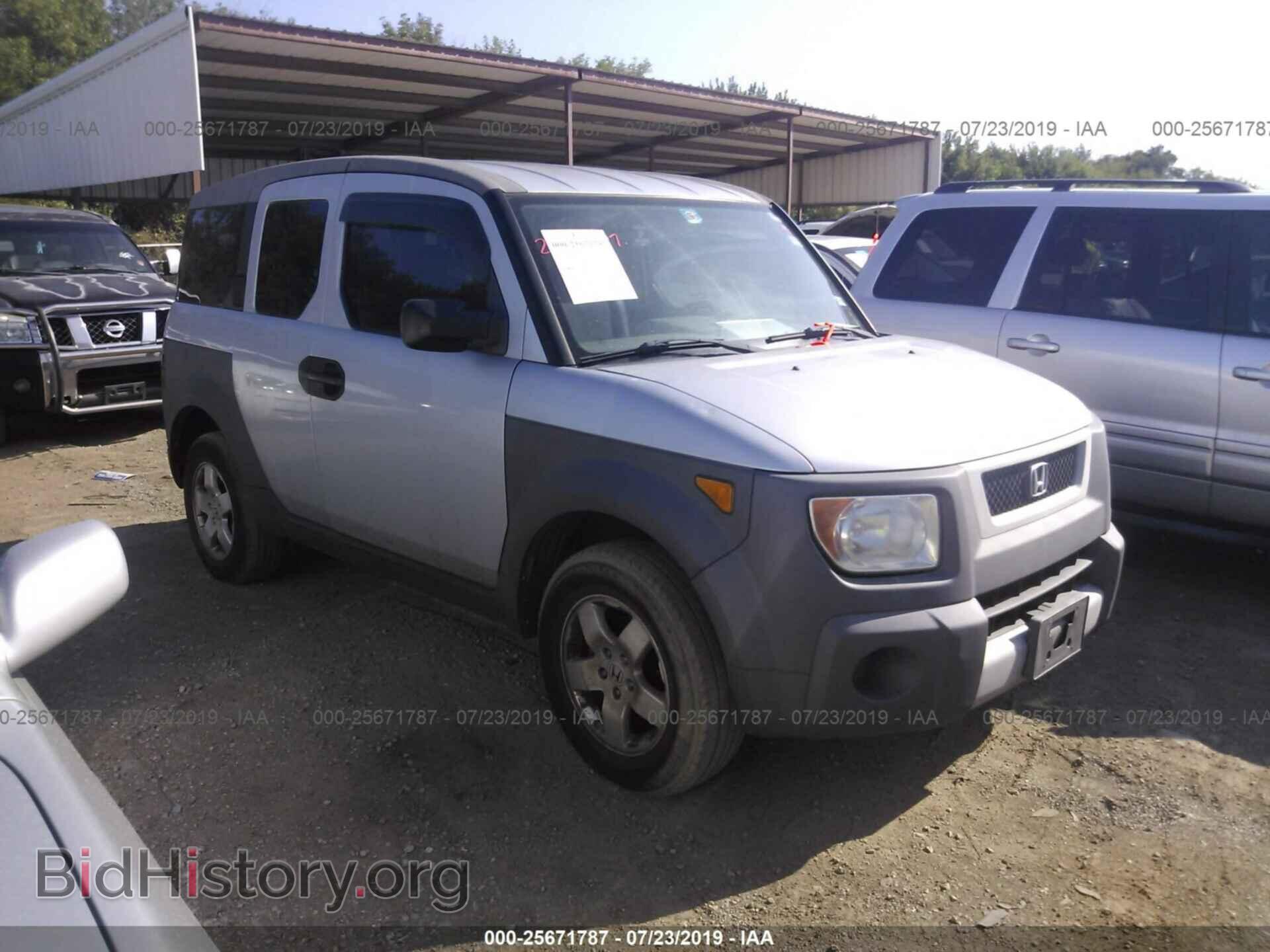 Фотография 5J6YH18543L014434 - HONDA ELEMENT 2003