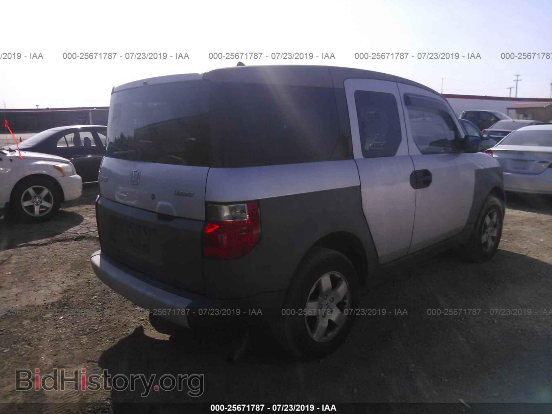 2003 HONDA ELEMENT - VIN: 5J6YH18543L014434 - Фото 4