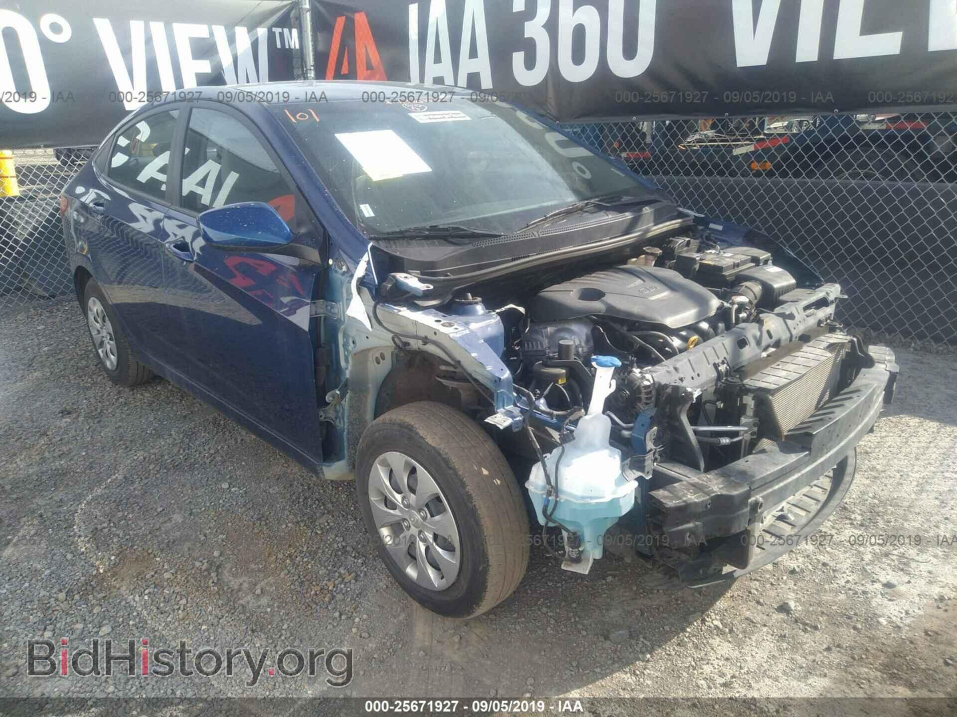 Фотография KMHCT4AE2HU331751 - HYUNDAI ACCENT 2017