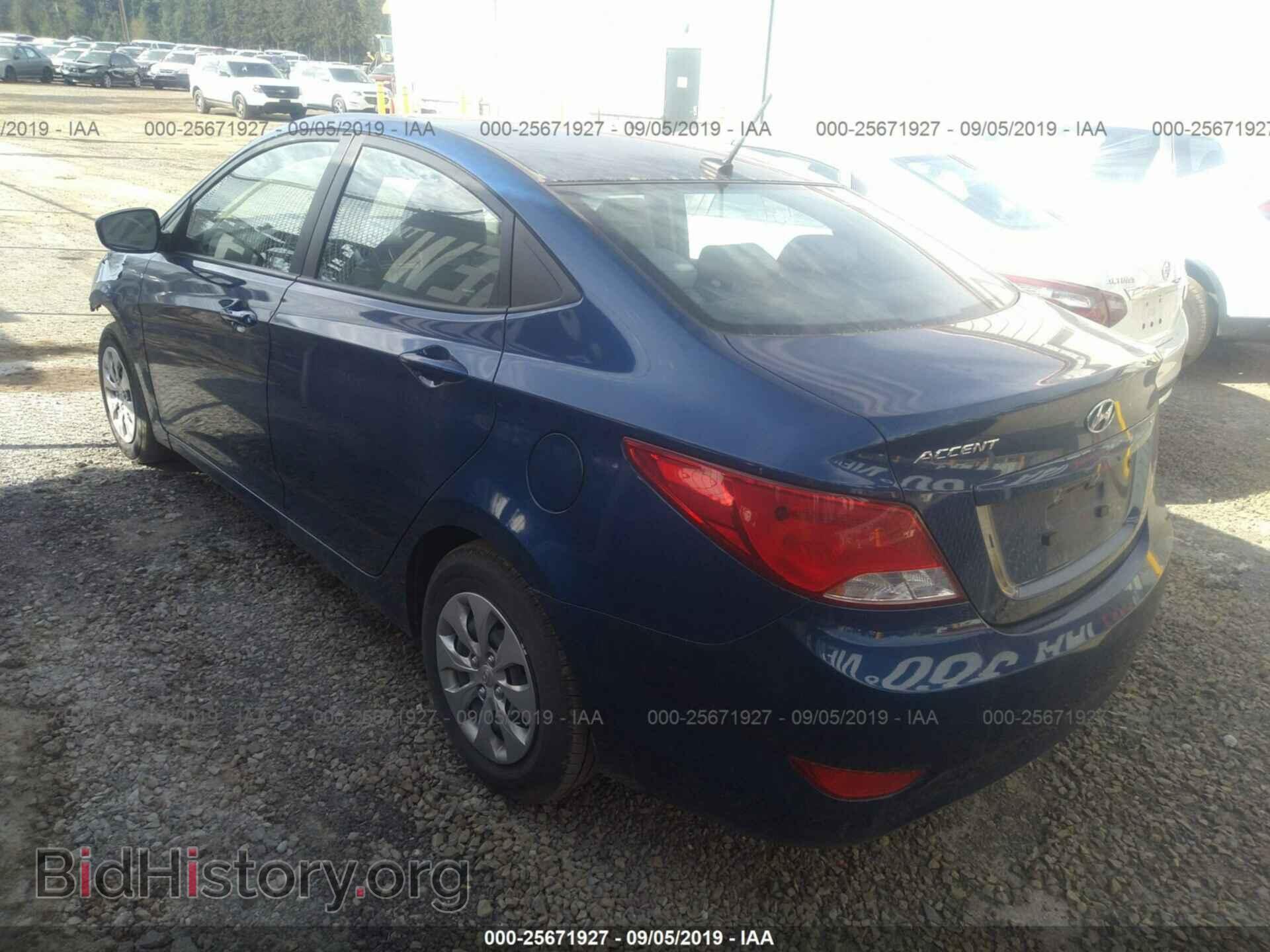 2017 HYUNDAI ACCENT - VIN: KMHCT4AE2HU331751 - Фото 3