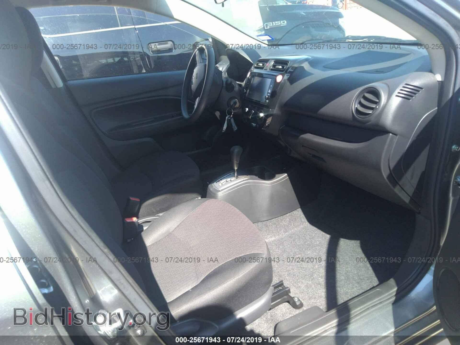 2019 MITSUBISHI MIRAGE - VIN: ML32A3HJ8KH013705 - Фото 5