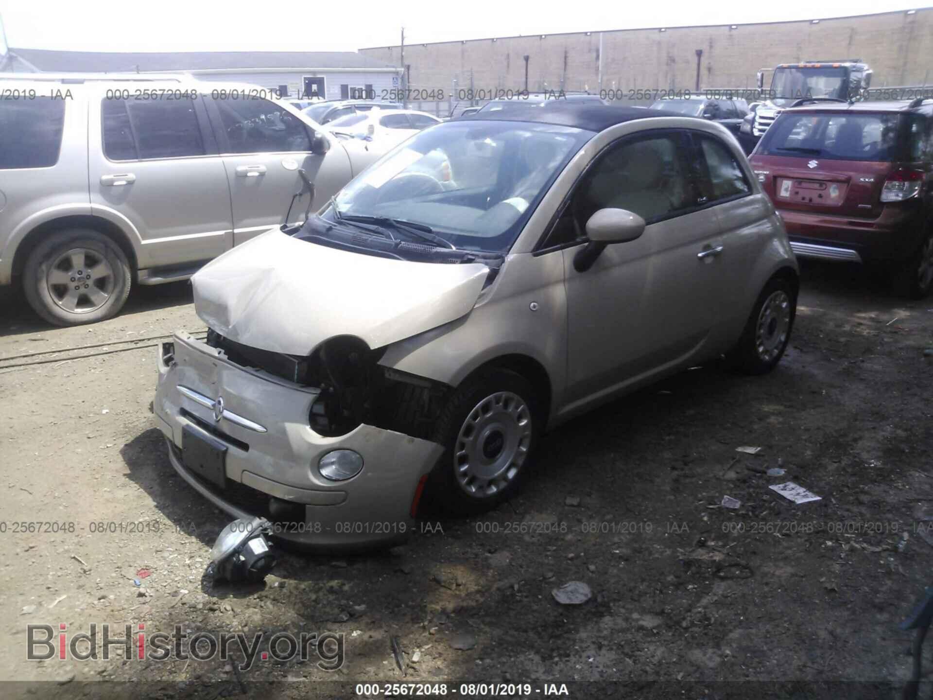 2012 FIAT 500 - VIN: 3C3CFFDR7CT310276 - Фото 2