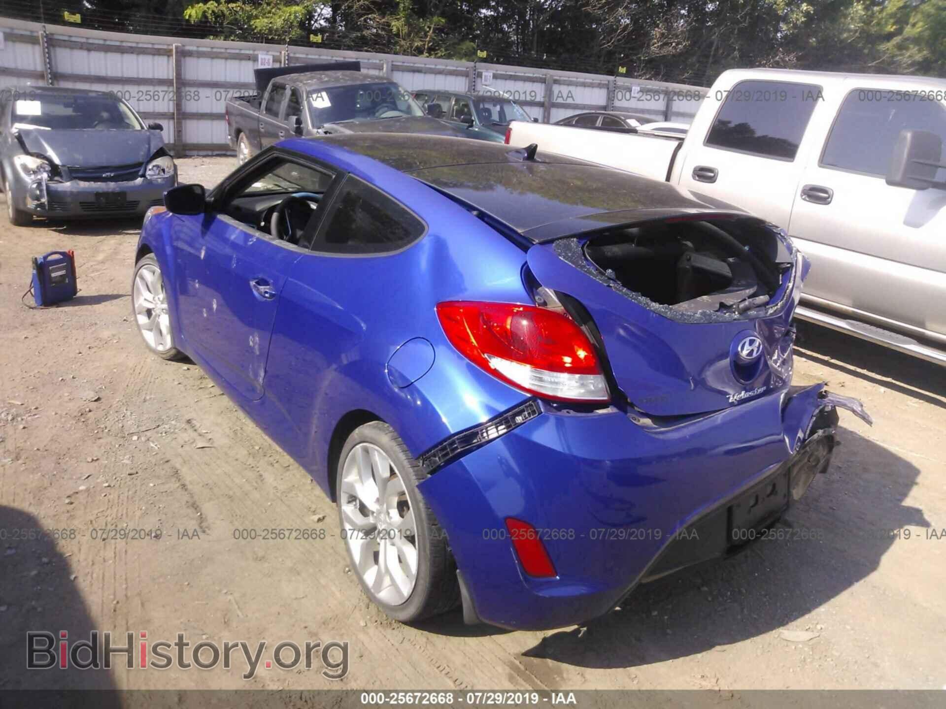 2012 HYUNDAI VELOSTER - VIN: KMHTC6AD1CU062881 - Фото 3