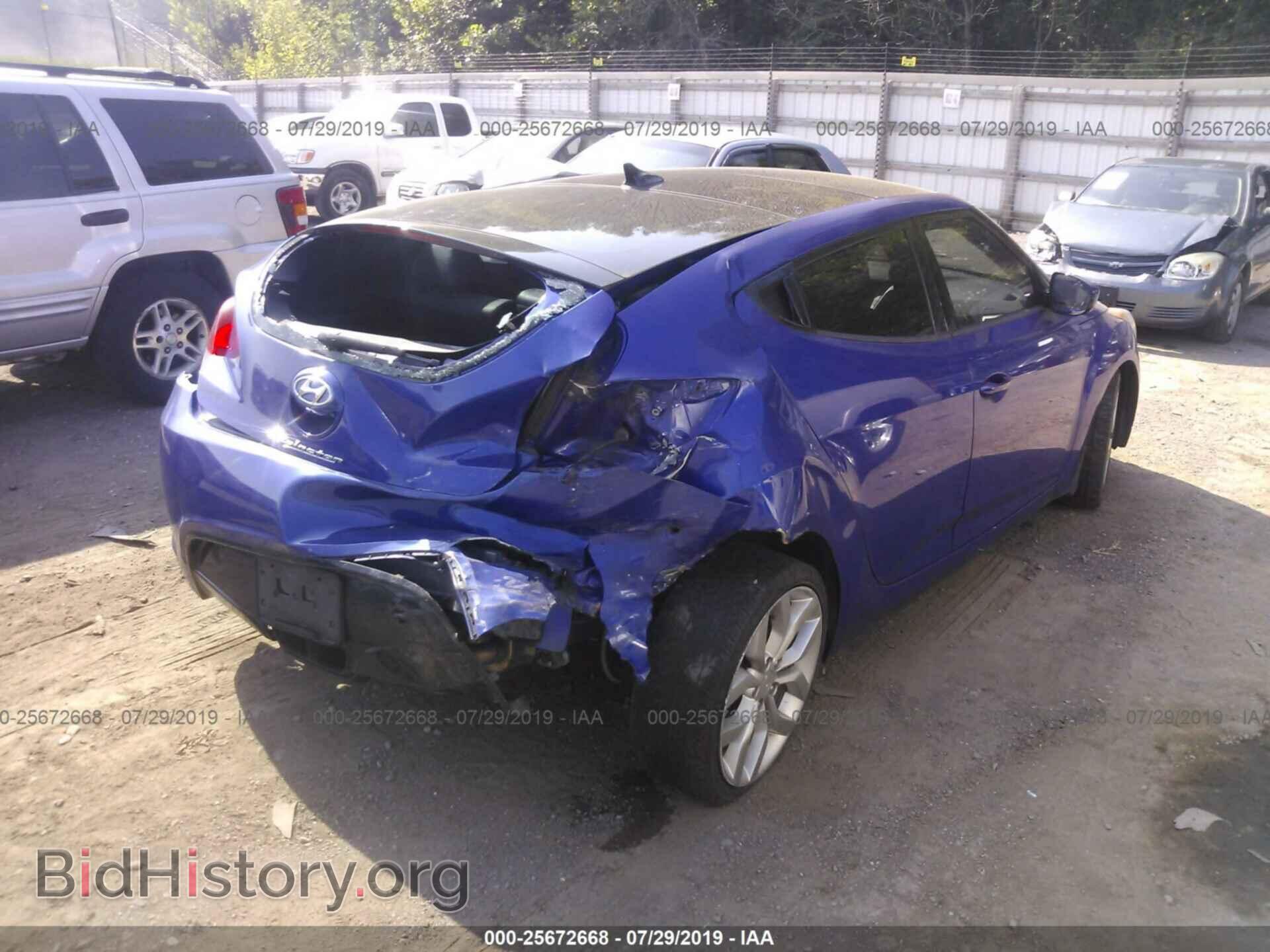 2012 HYUNDAI VELOSTER - VIN: KMHTC6AD1CU062881 - Фото 4