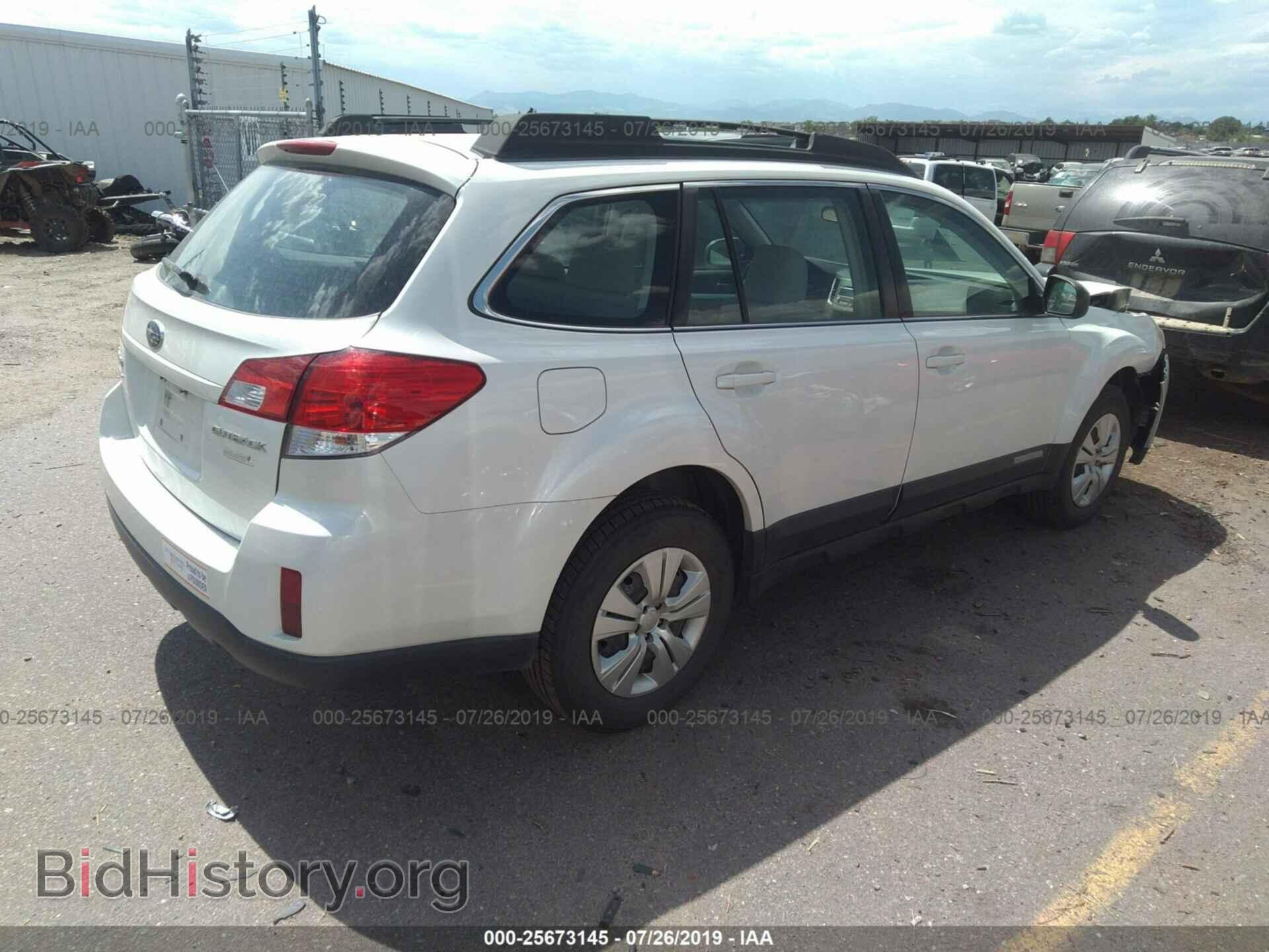 2011 SUBARU OUTBACK - VIN: 4S4BRBAC8B1408841 - Фото 4