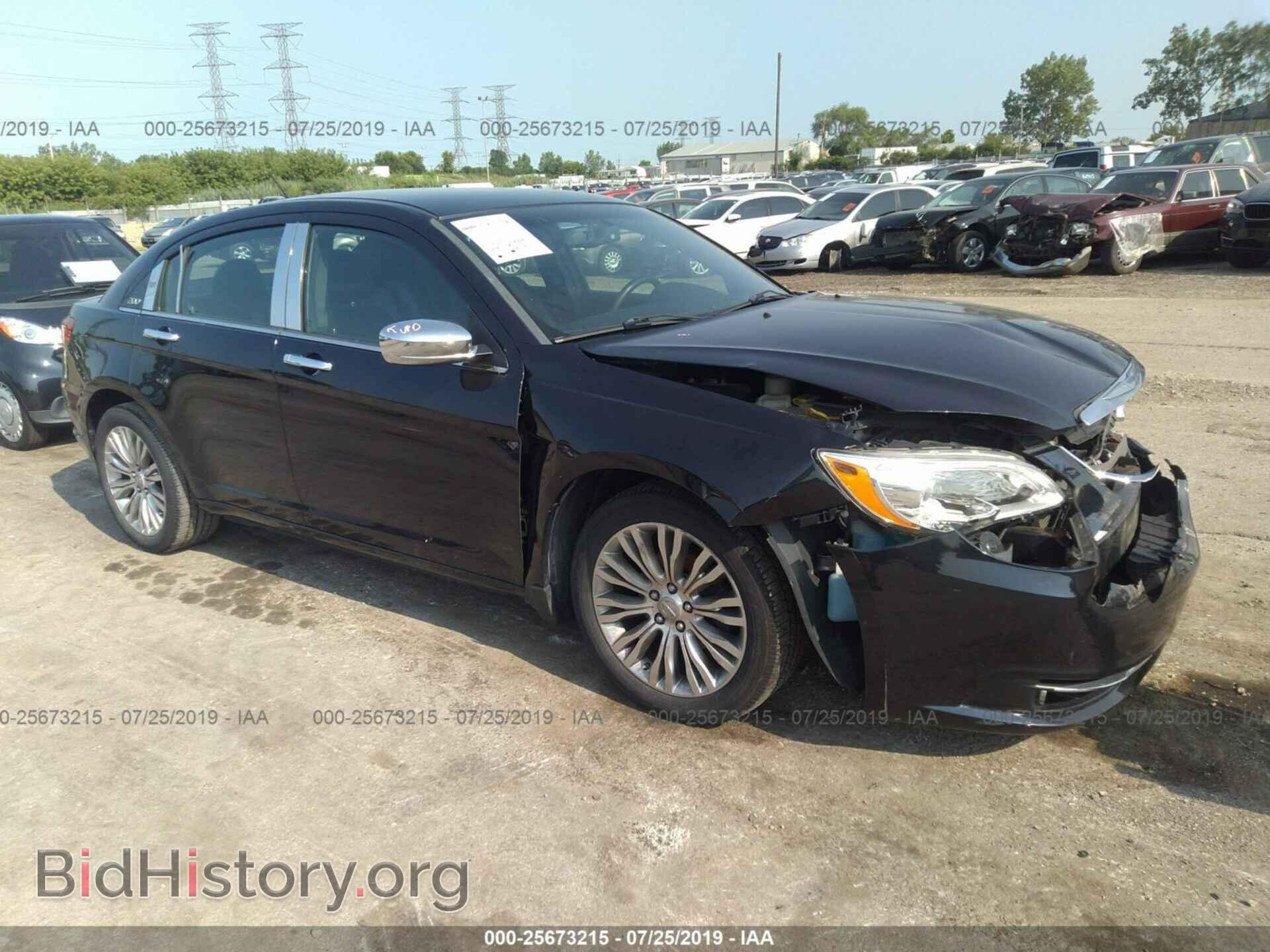 Фотография 1C3CCBCB3CN307512 - CHRYSLER 200 2012