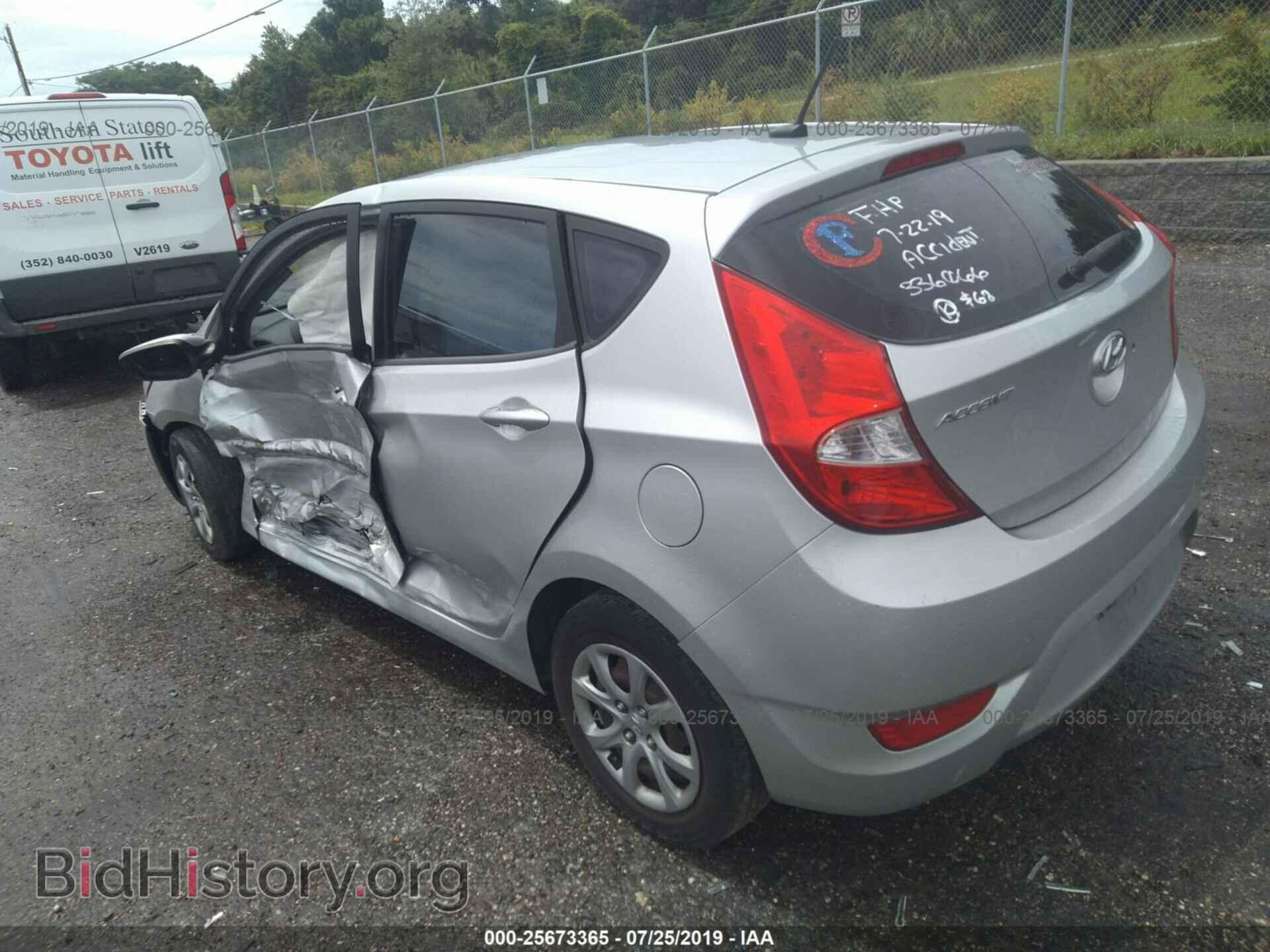 2012 HYUNDAI ACCENT - VIN: KMHCT5AE8CU003989 - Фото 3