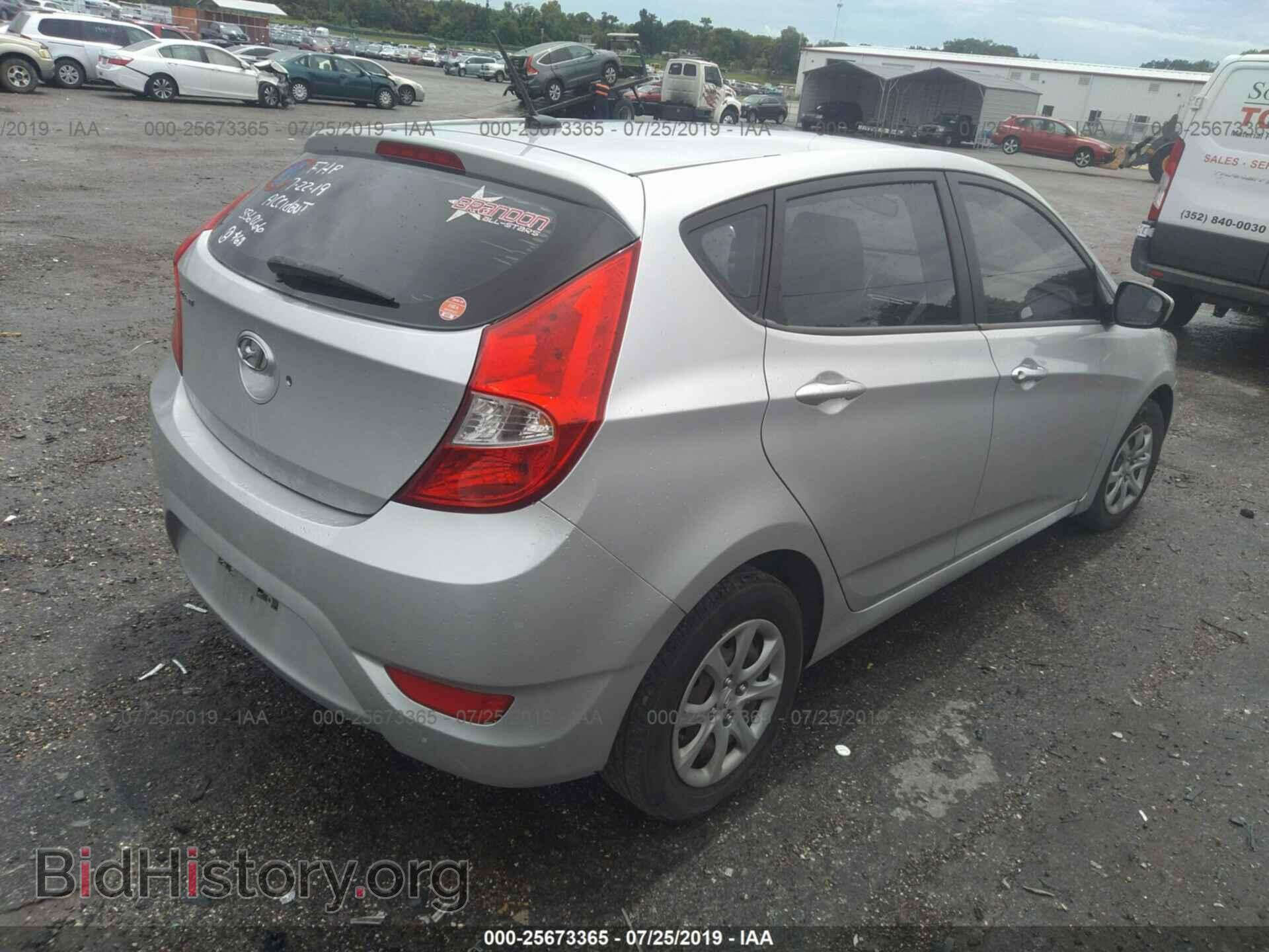2012 HYUNDAI ACCENT - VIN: KMHCT5AE8CU003989 - Фото 4
