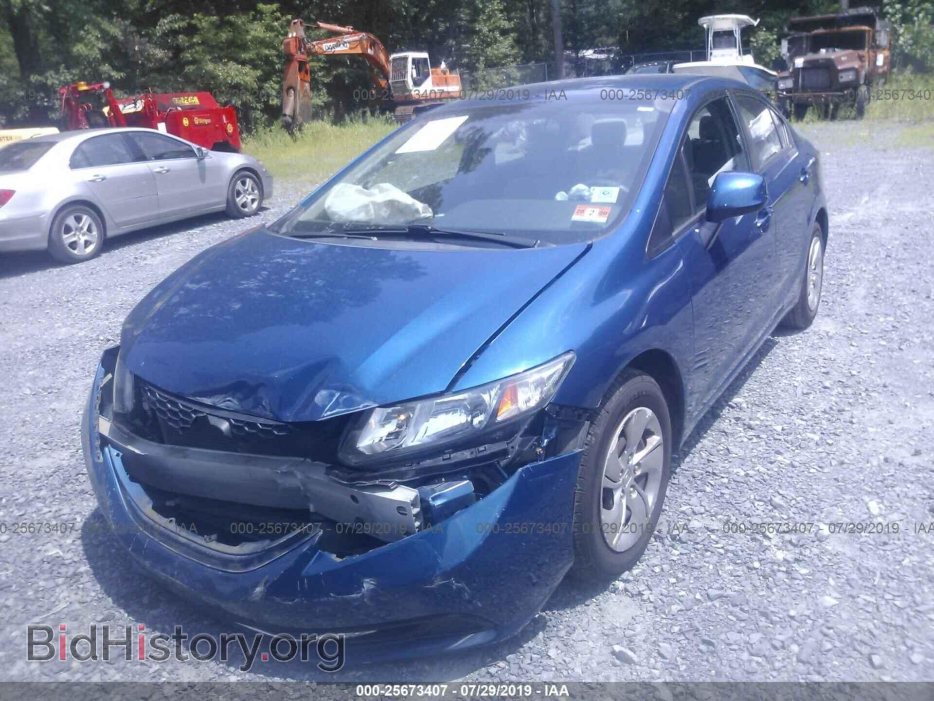 2013 HONDA CIVIC - VIN: 19XFB2F50DE206919 - Фото 2