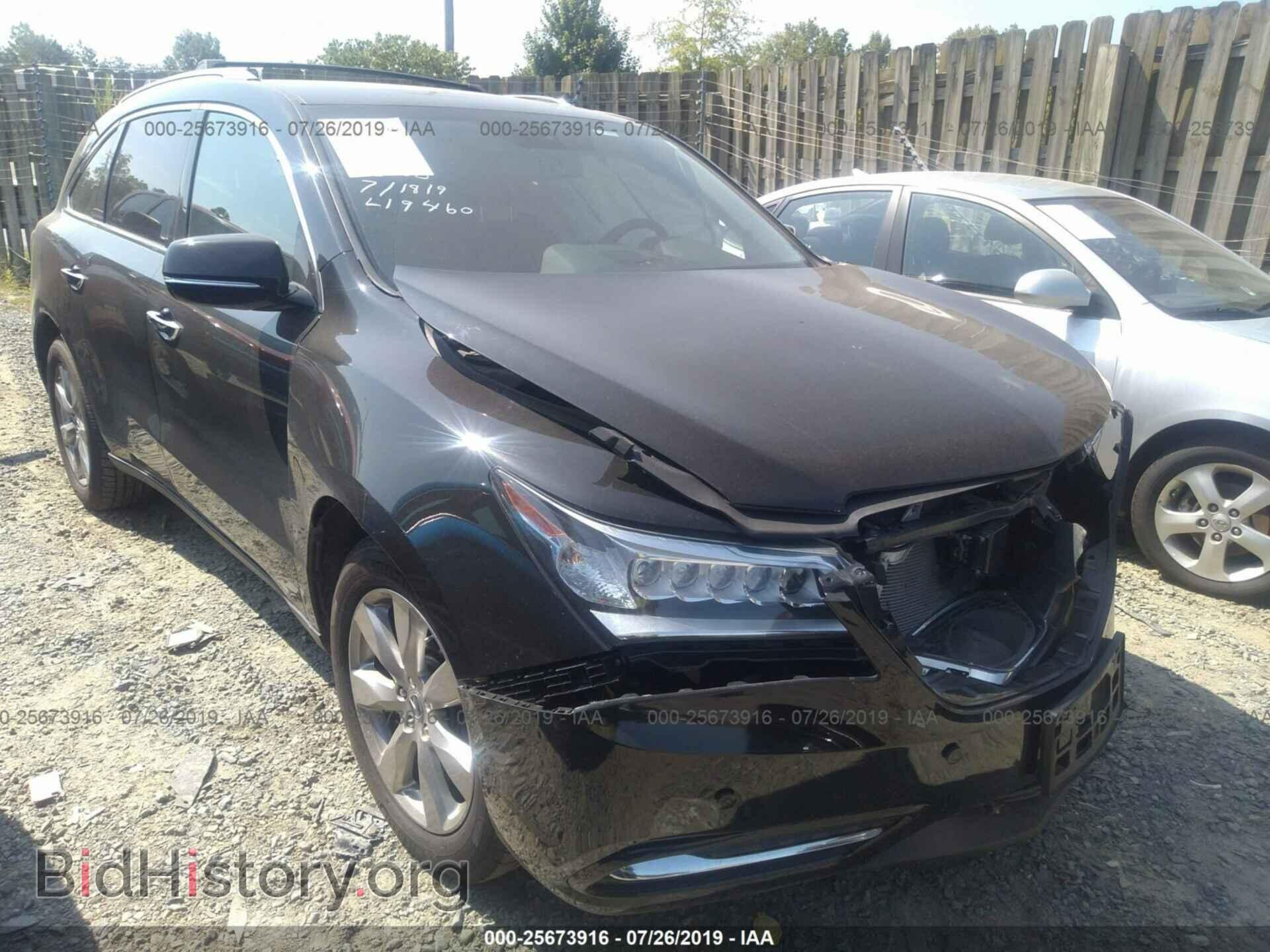 Фотография 5FRYD4H81EB039471 - ACURA MDX 2014